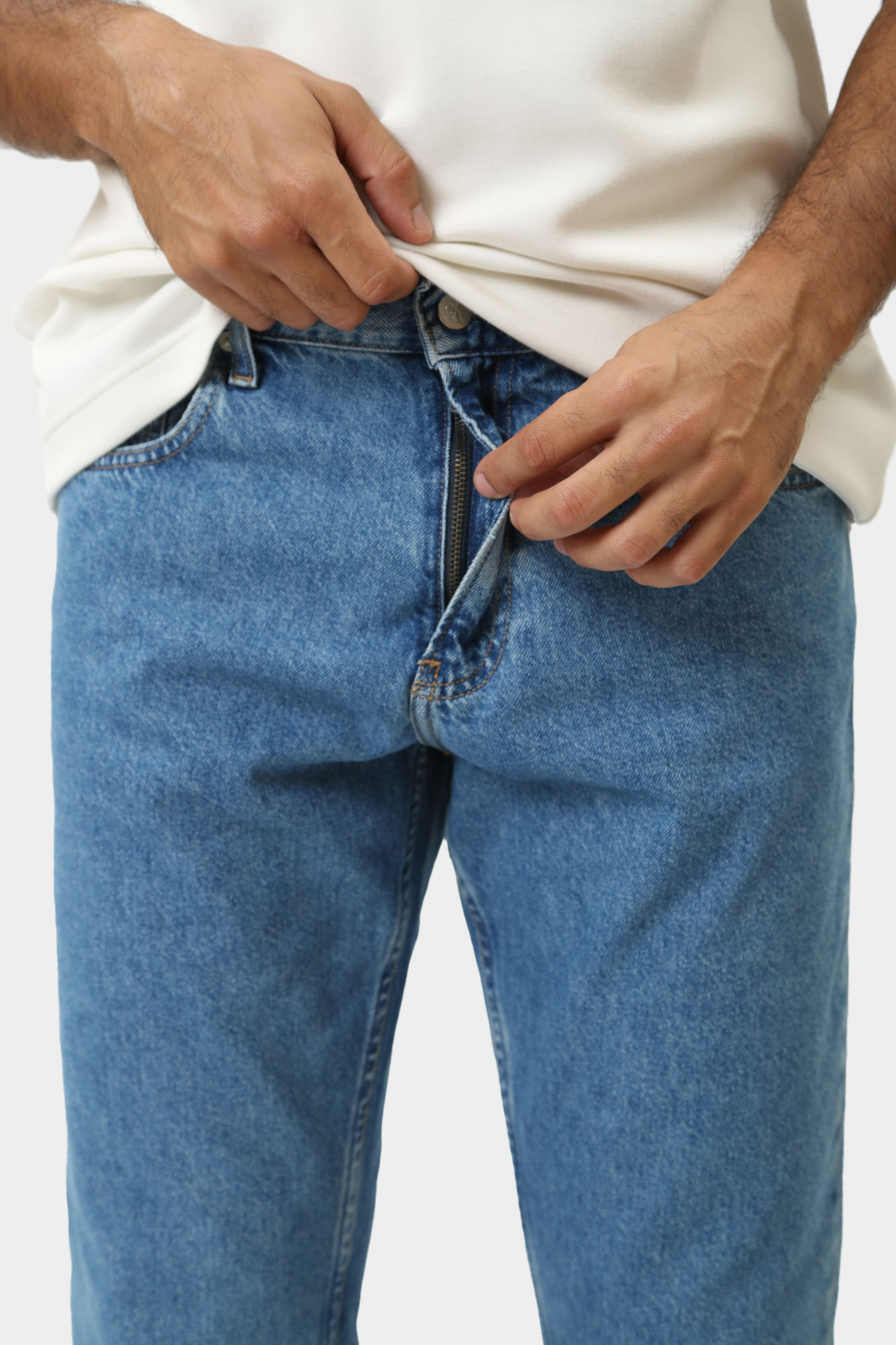 J30J325896 Брюки джинсовые Calvin Klein Jeans Голубой