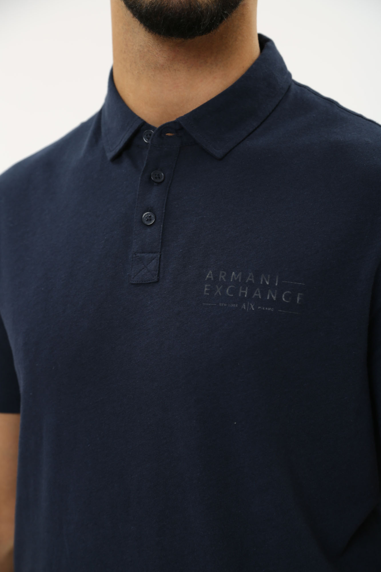 3DZFJP_ZJ9EZ Поло Armani Exchange Синий