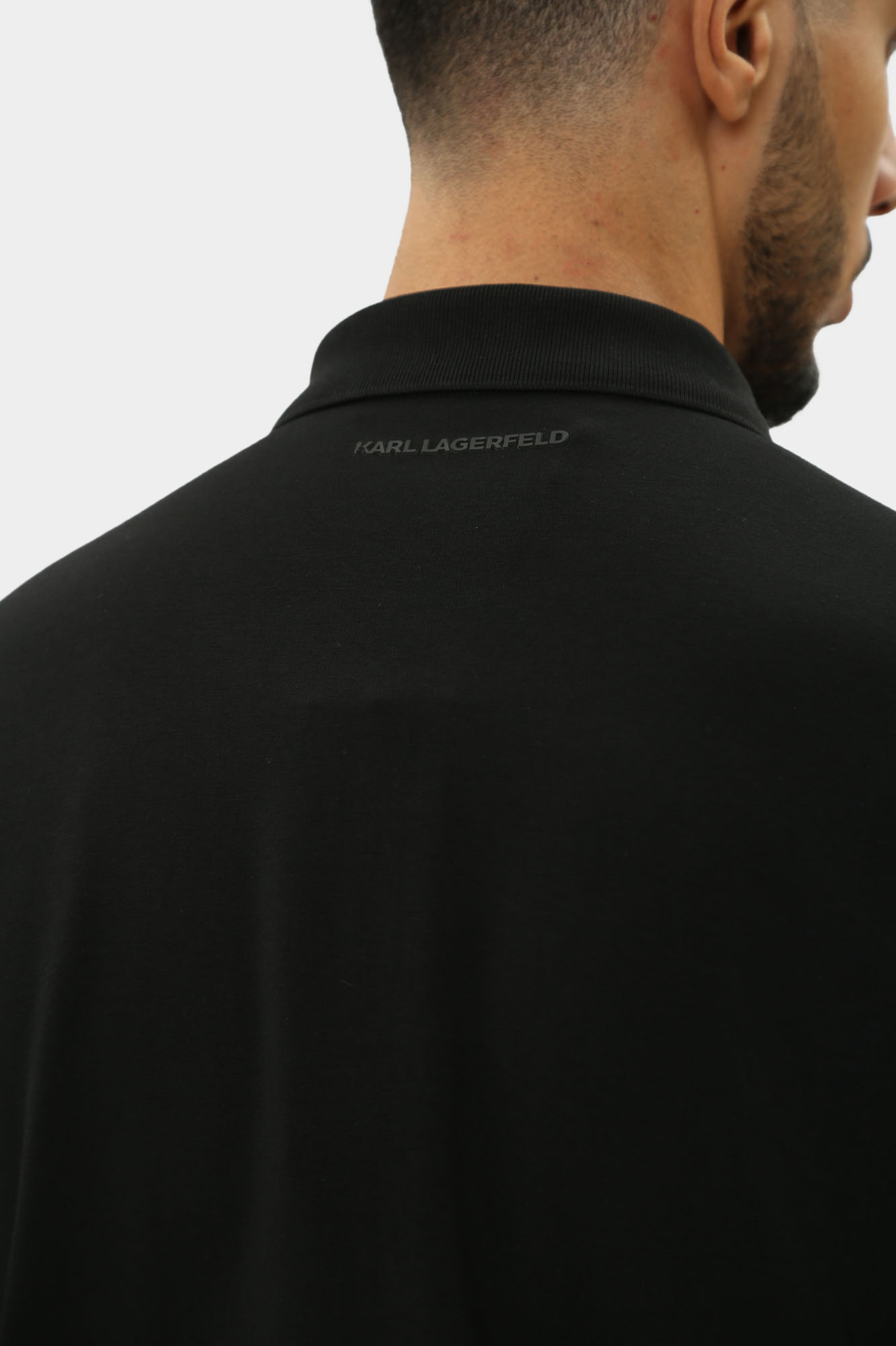 543221_74540 Поло с длинным рукавом Karl Lagerfeld Черный