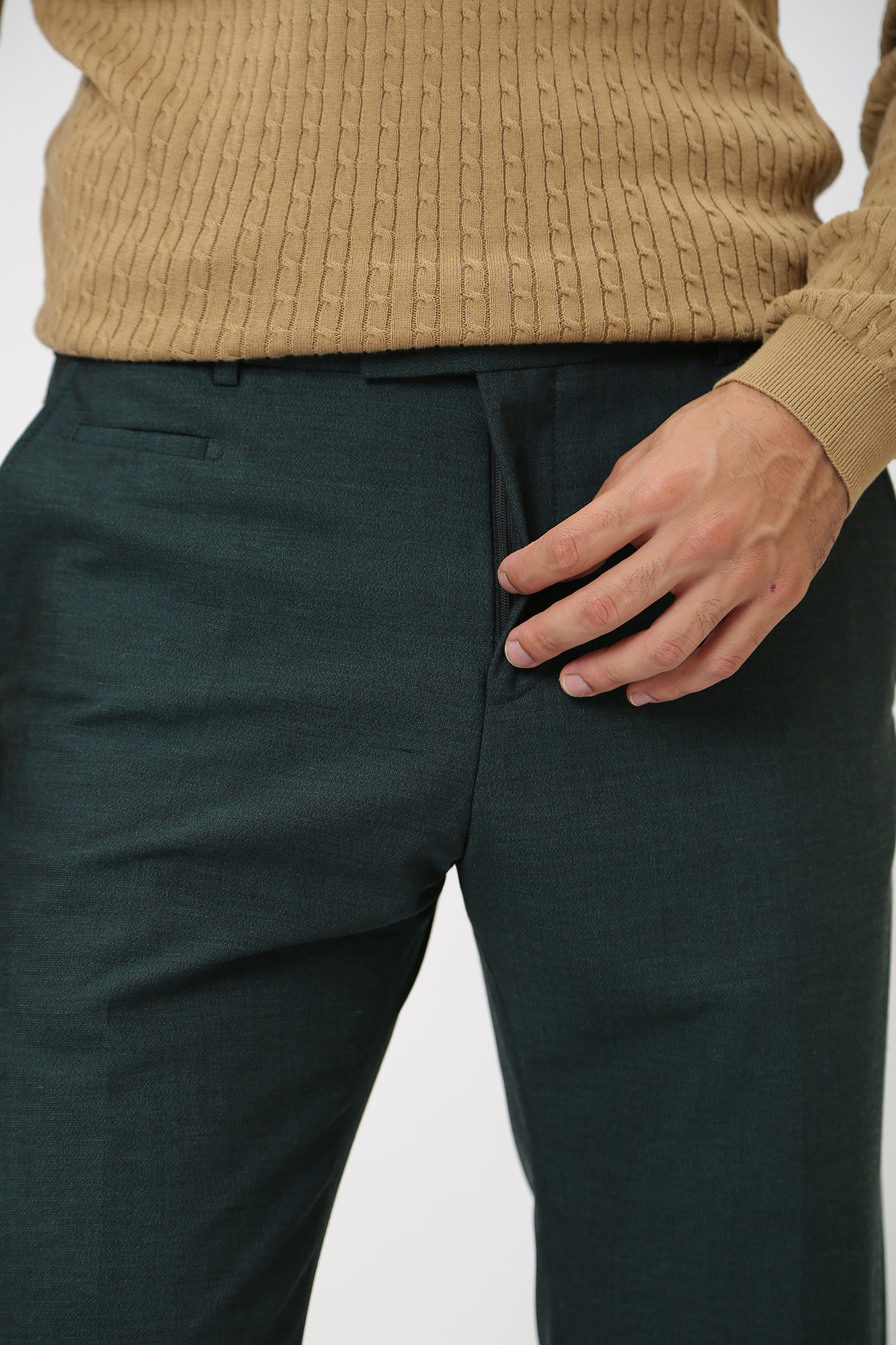 30038550_10016383 Брюки классические Strellson Зеленый