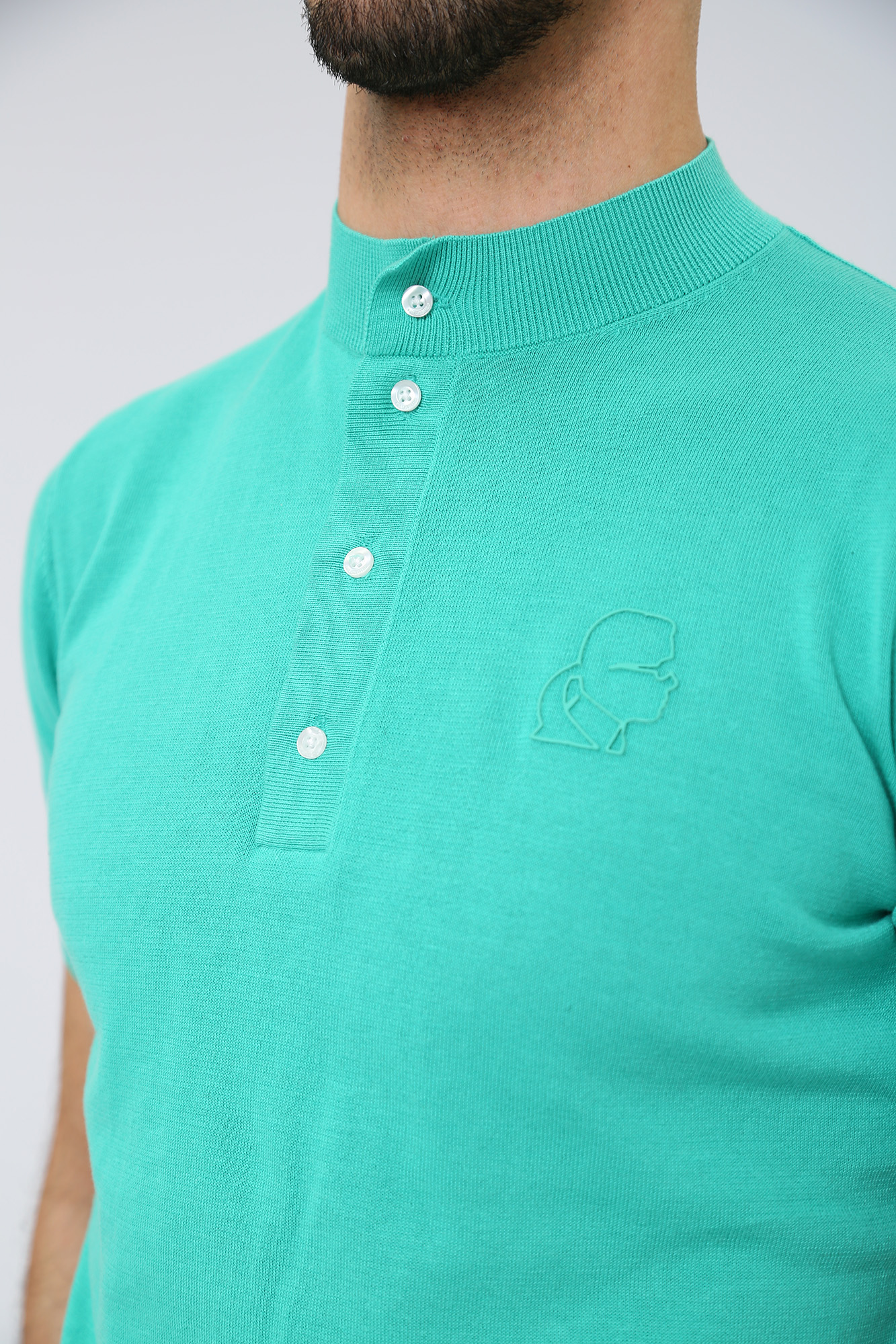 532301_655011 Футболка Karl Lagerfeld Зеленый