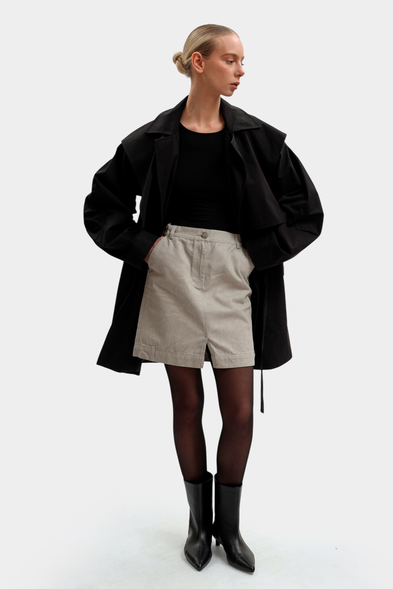 W-261-TH-56-1104 юбка джинсовая the hills 