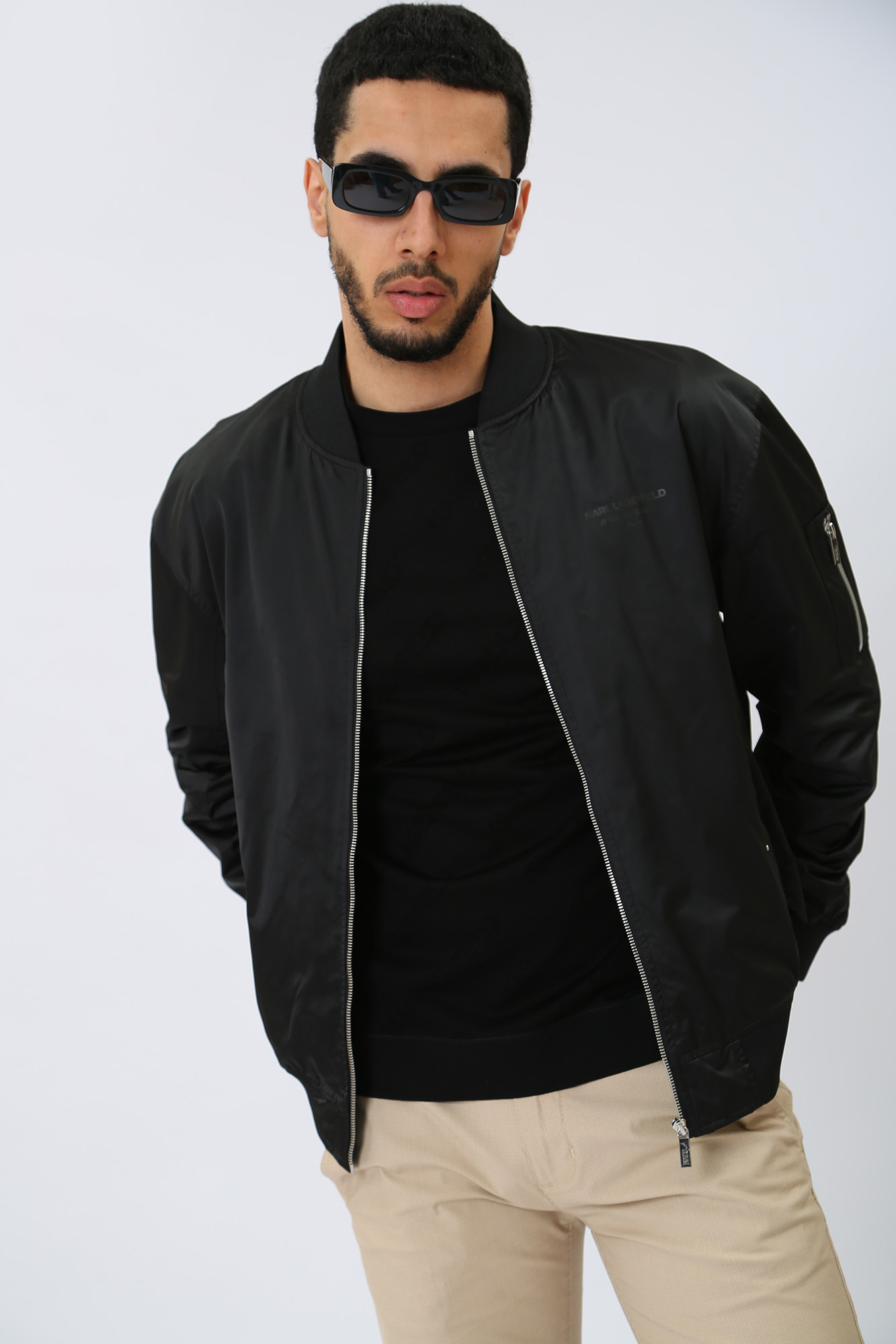532550_505005 Куртка бомбер Karl Lagerfeld Черный