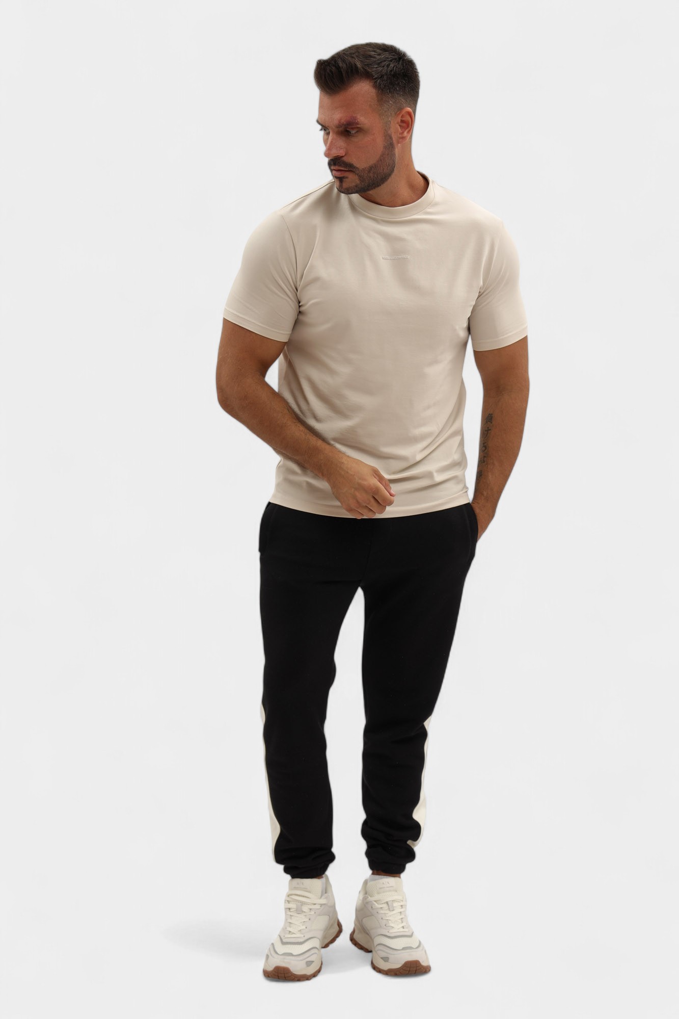 554235_755051 Футболка Karl Lagerfeld Бежевый