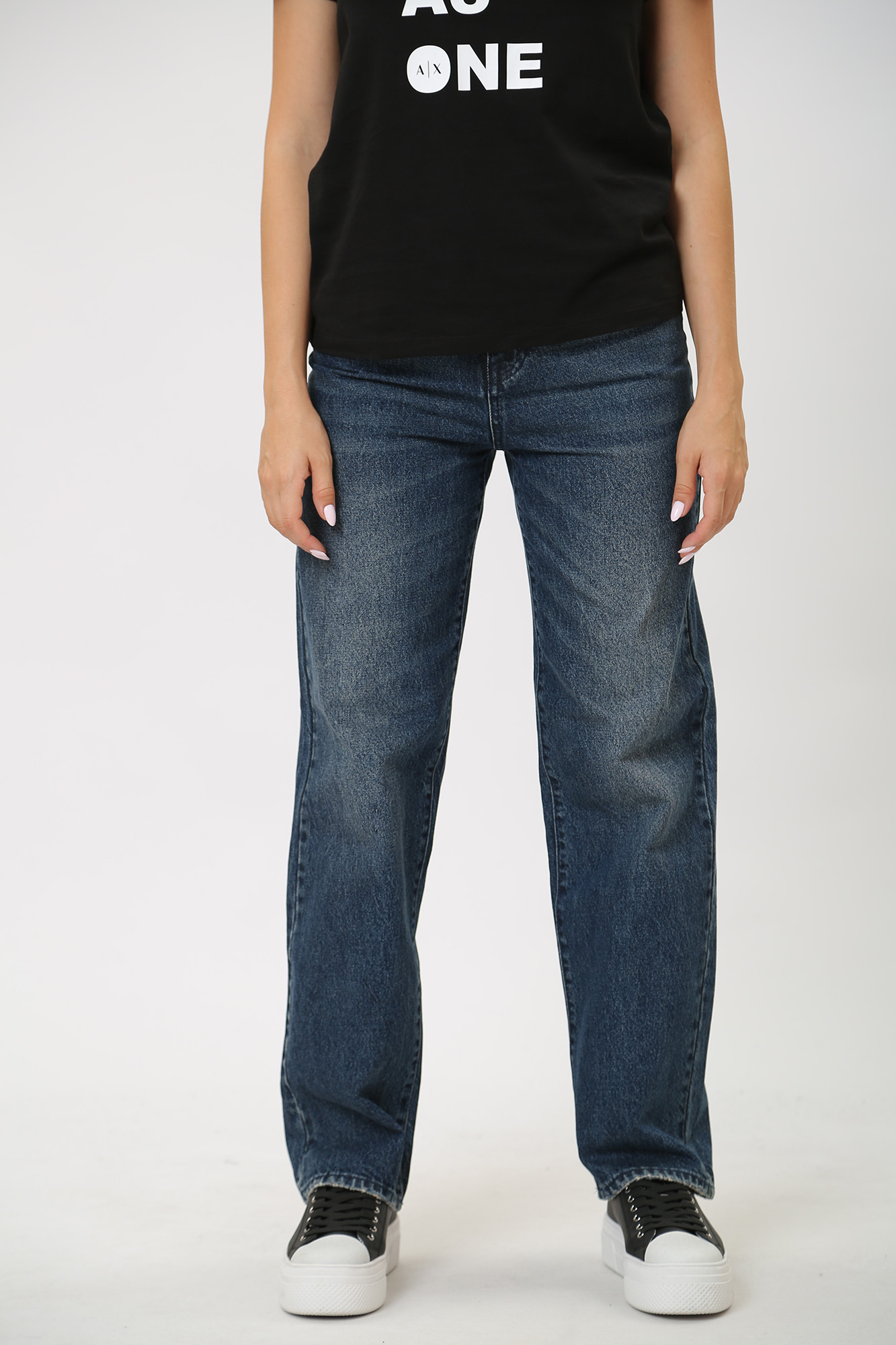6RYJ83_Y11EZ брюки джинсовые armani exchange 