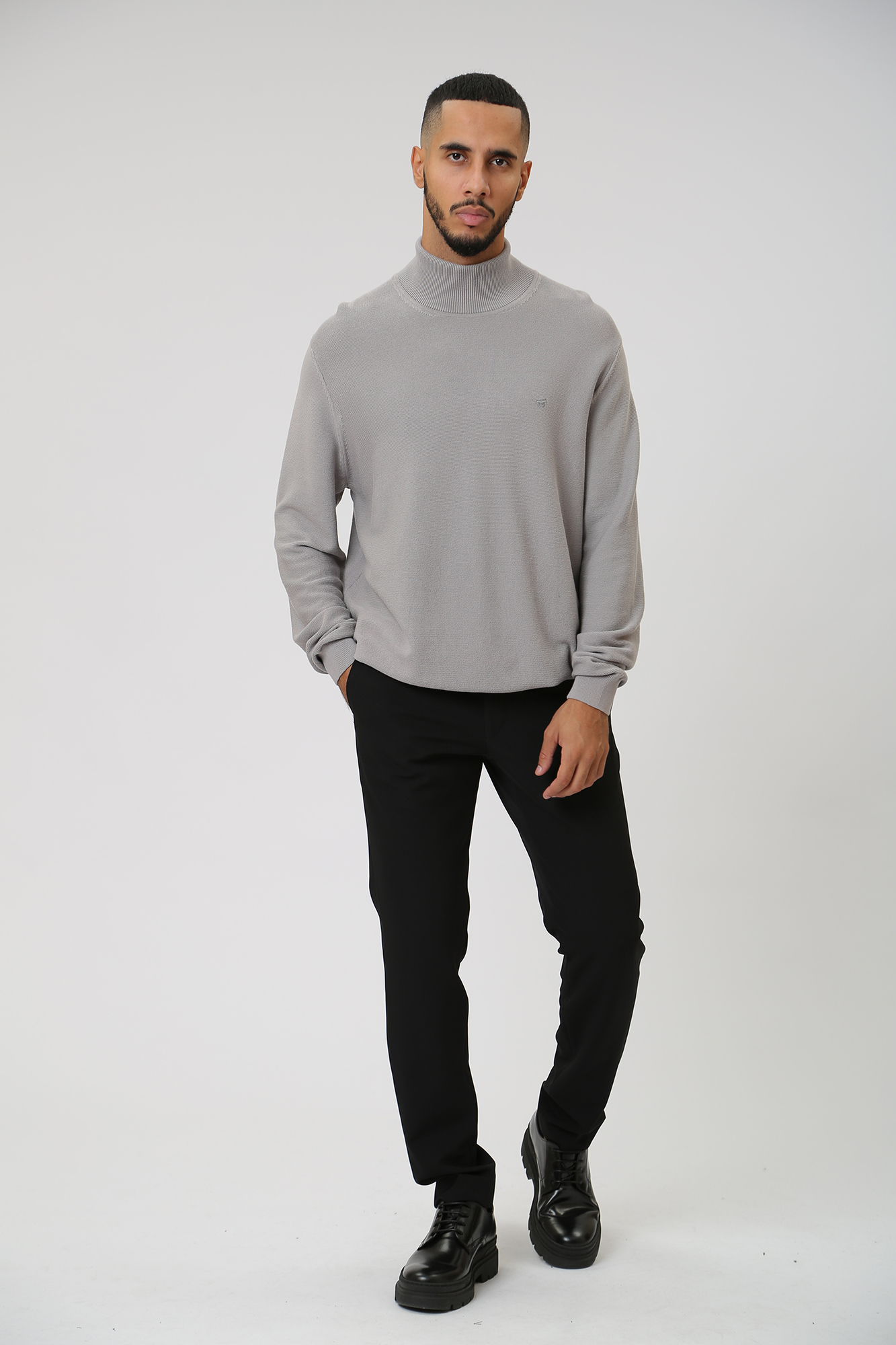 1012796 Водолазка Mustang Серый