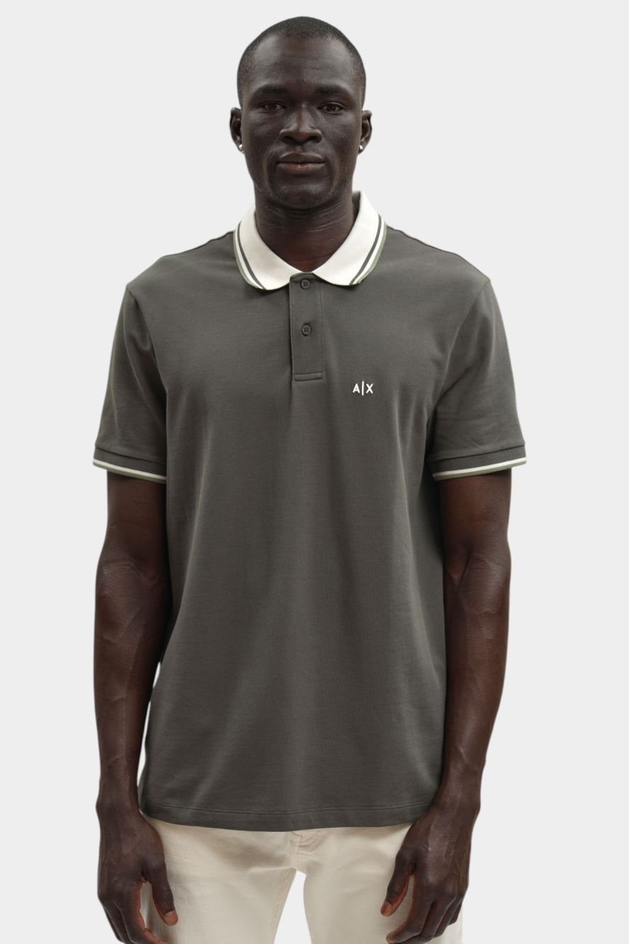 Поло Armani Exchange Серый