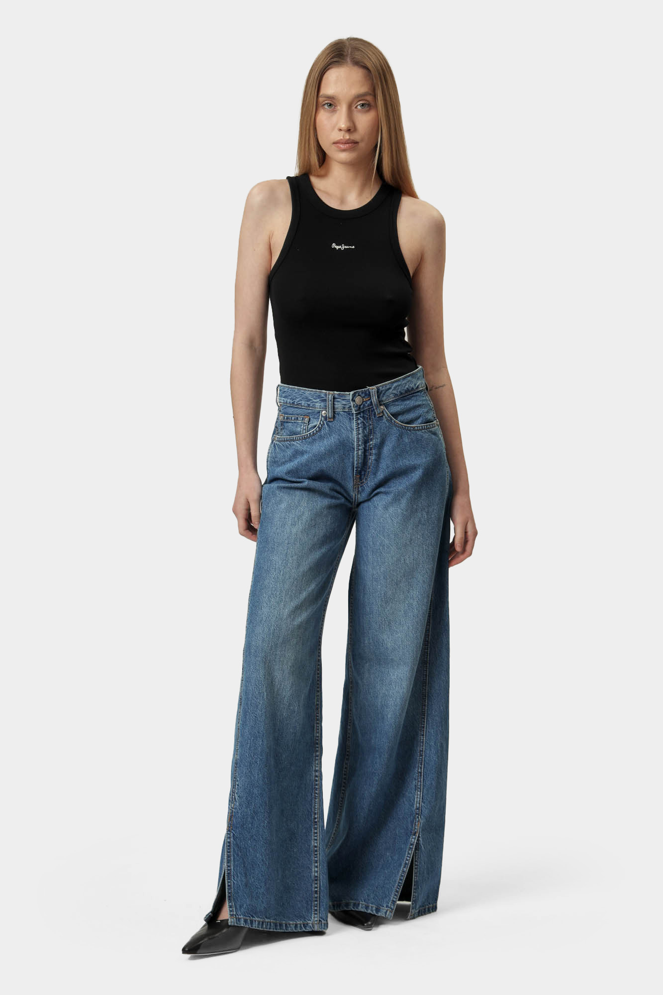 PL205001 брюки джинсовые pepe jeans