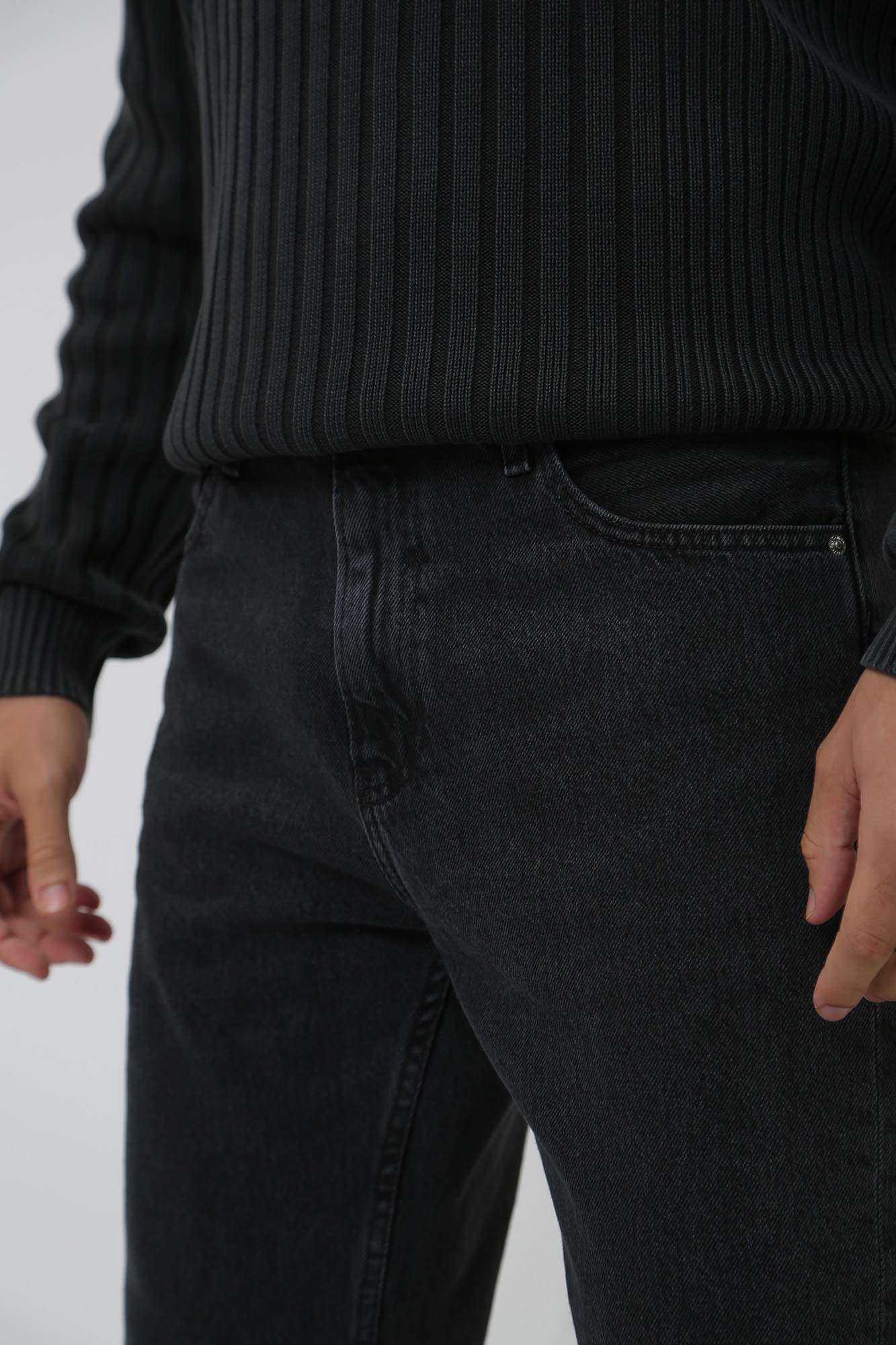 J30J324297 Брюки джинсовые Calvin Klein Jeans Черный