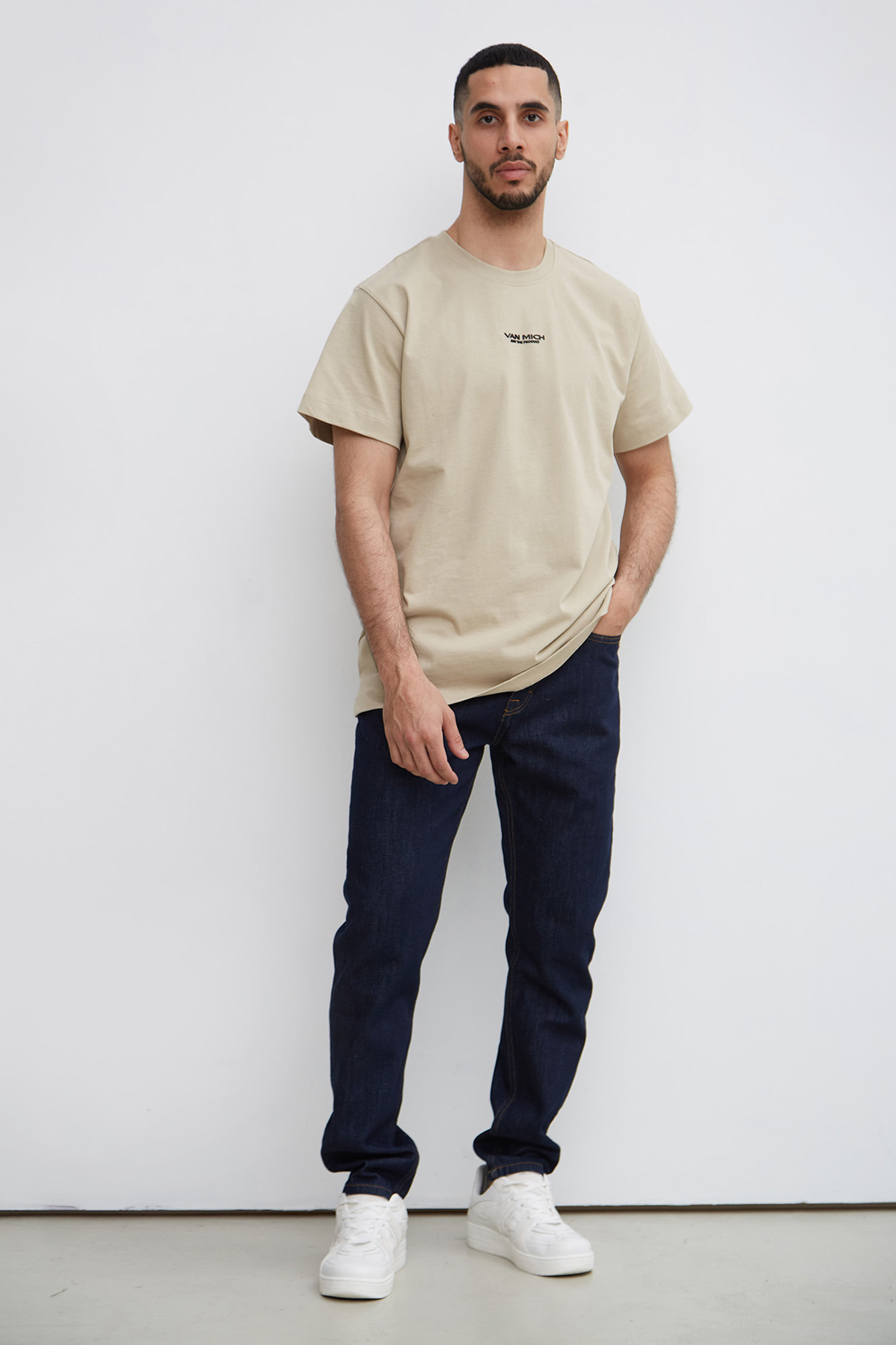 VM-231-22-034 Футболка Van Mich Бежевый
