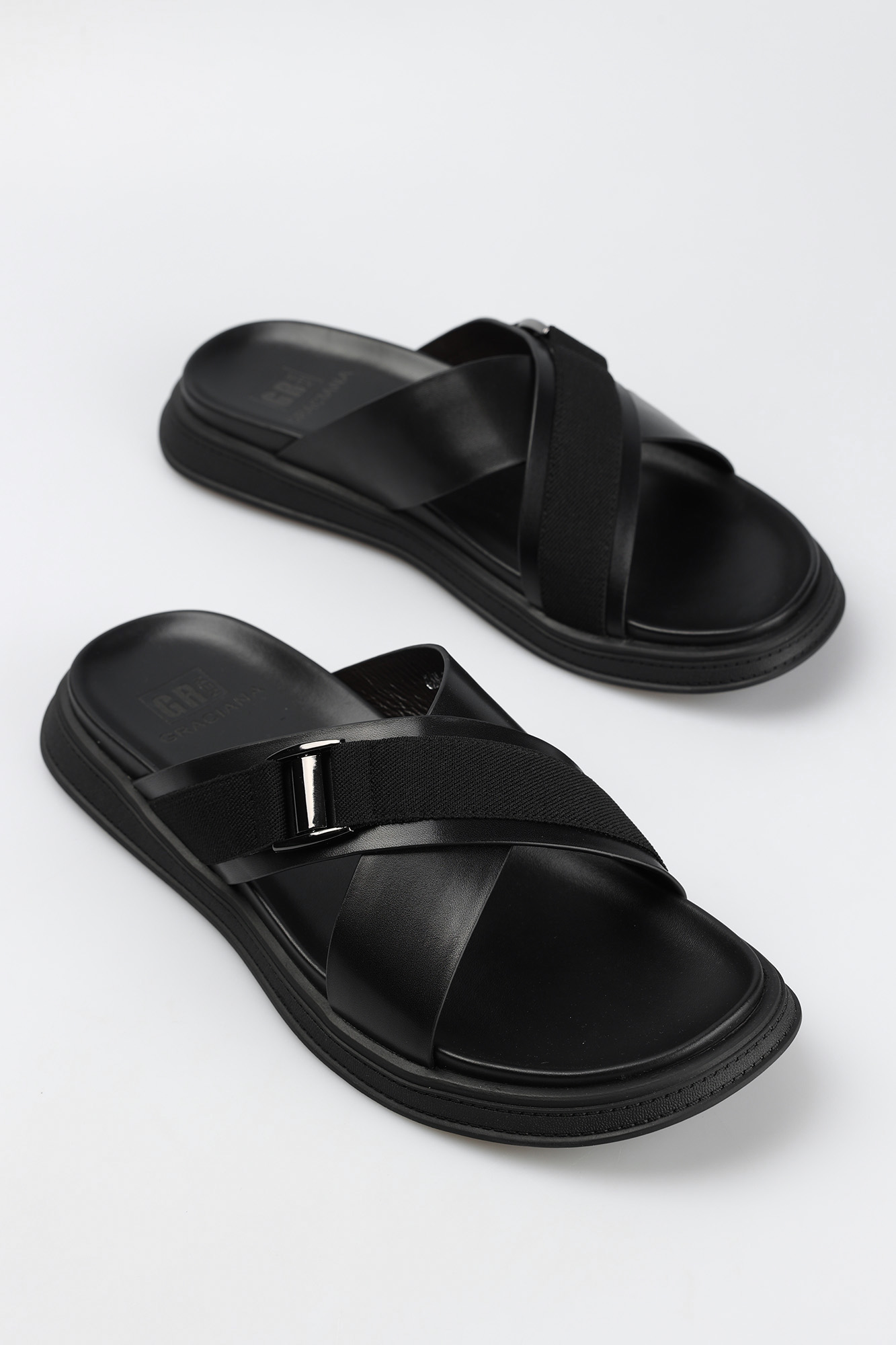 GAM-2770 Шлепки Graciana Черный