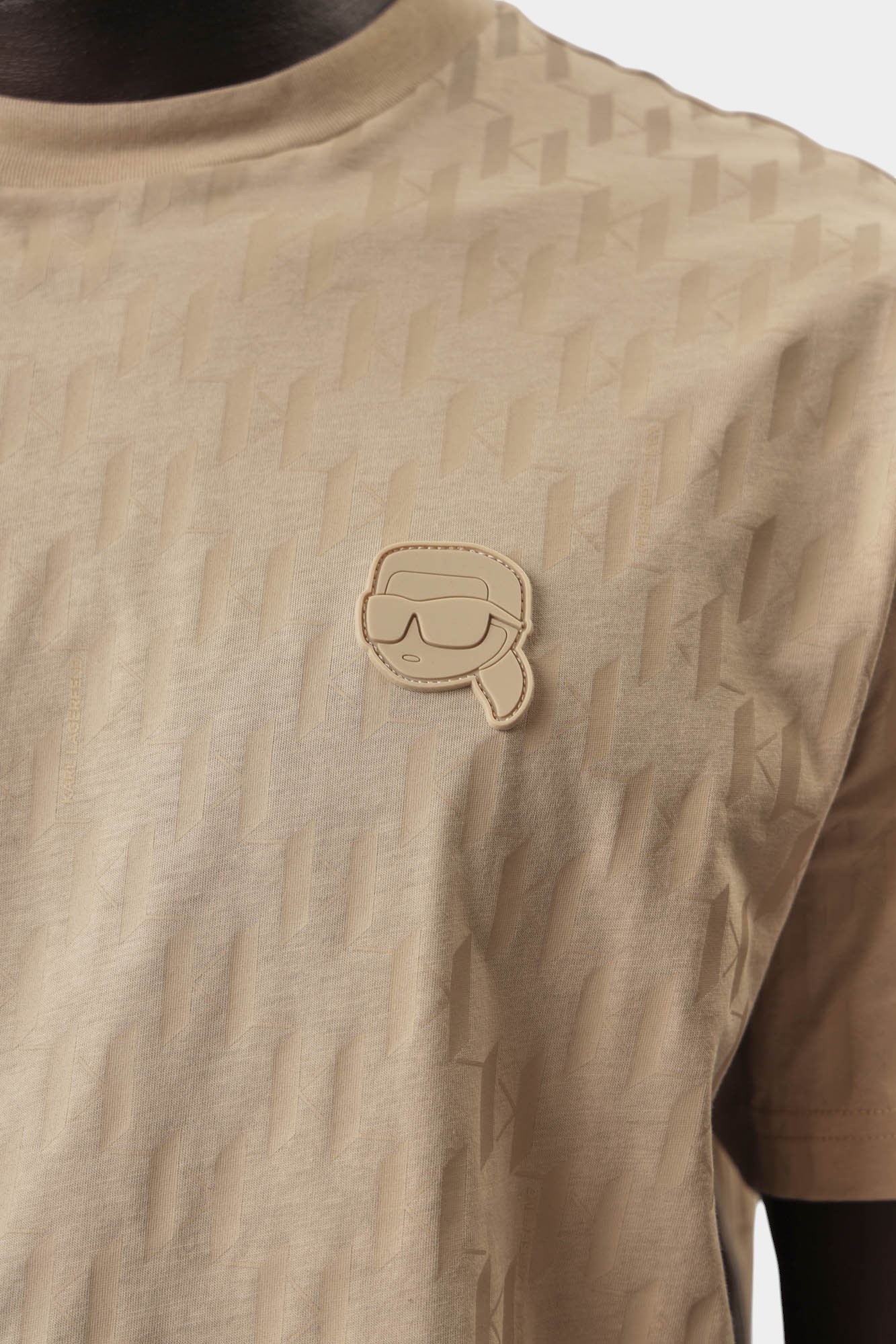 552251_755074 Футболка Karl Lagerfeld Бежевый