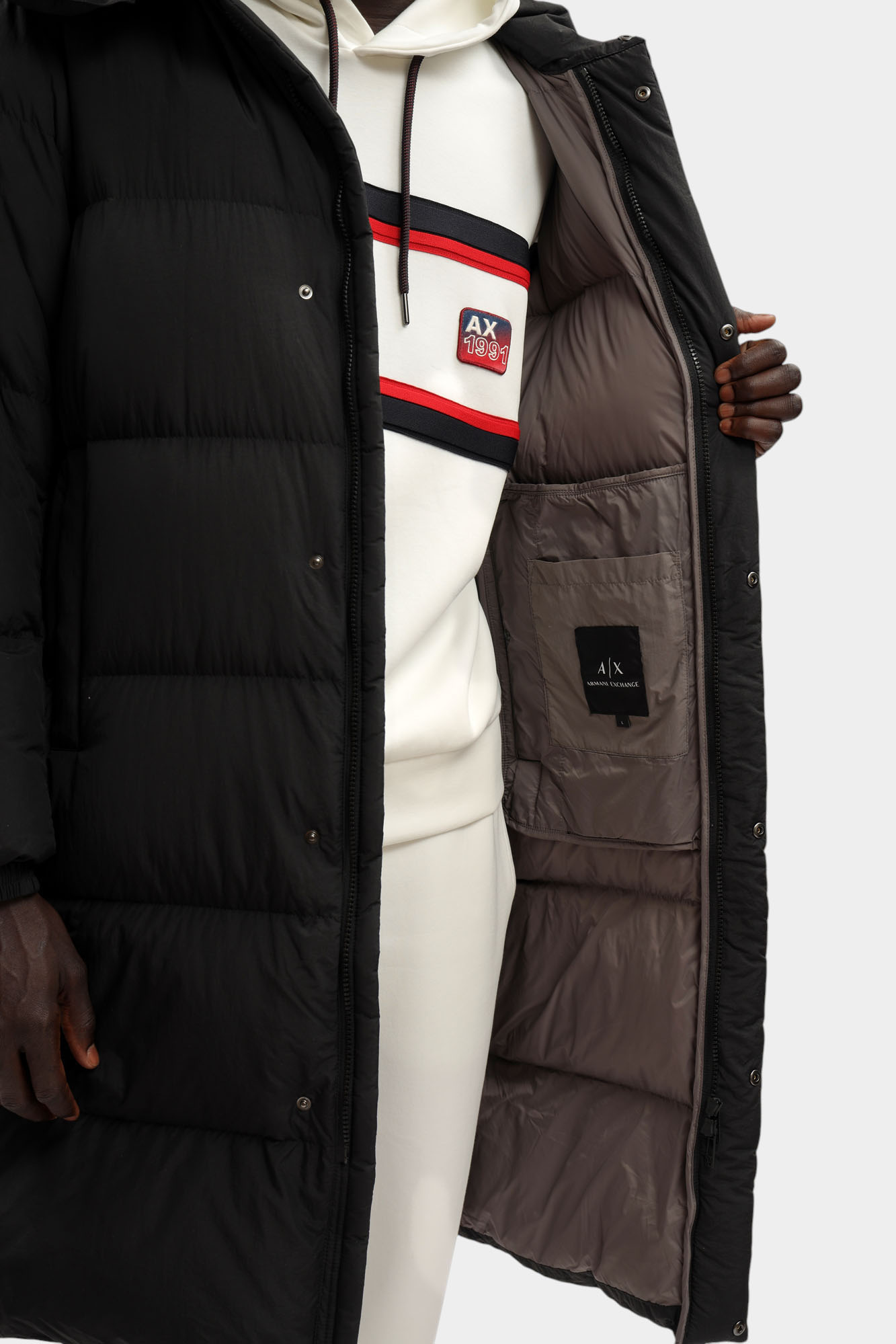 XM001846_AF16340 Куртка Armani Exchange Черный