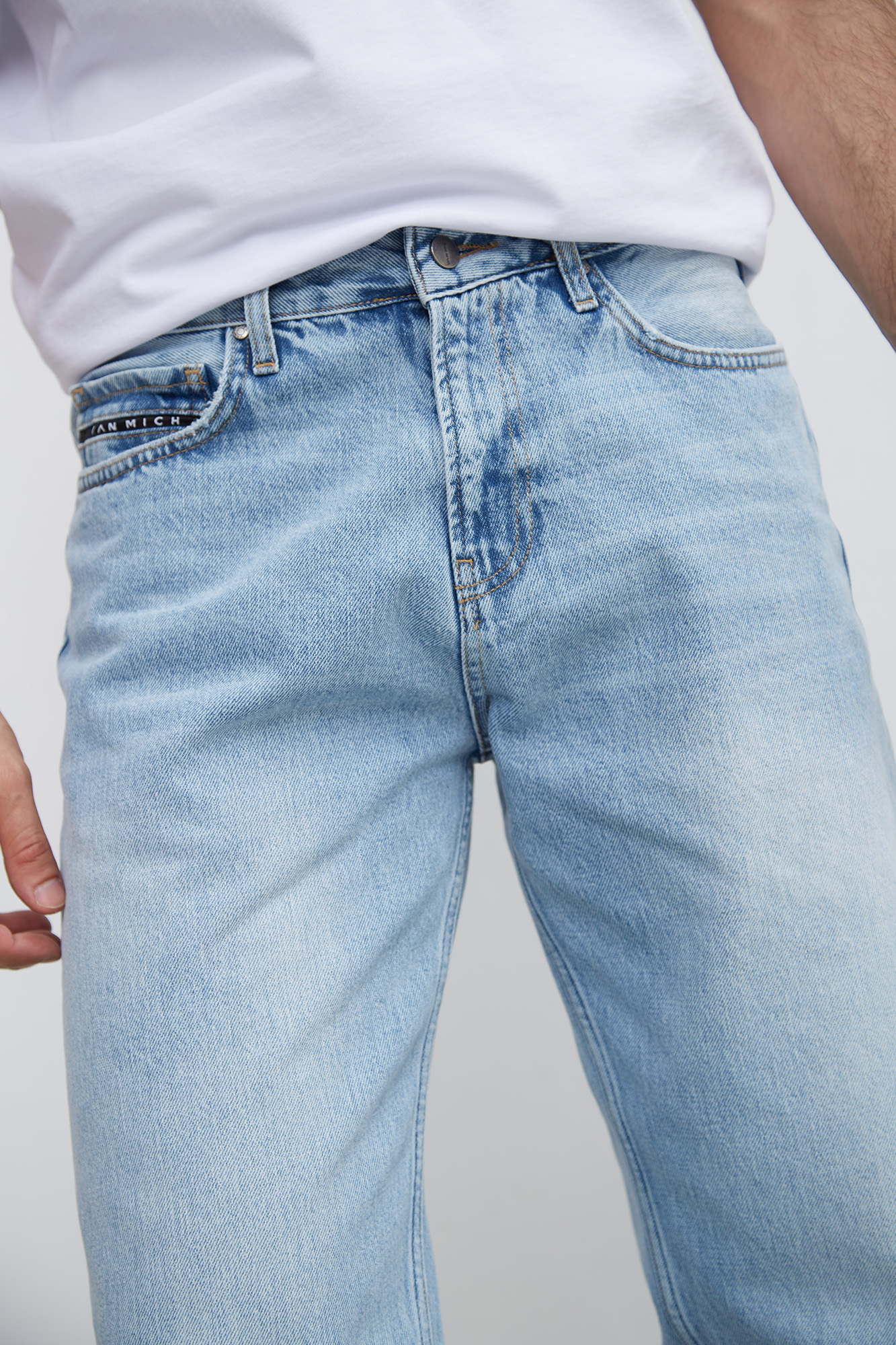 VM-231-33-012 Джинсы Straight Van Mich Голубой
