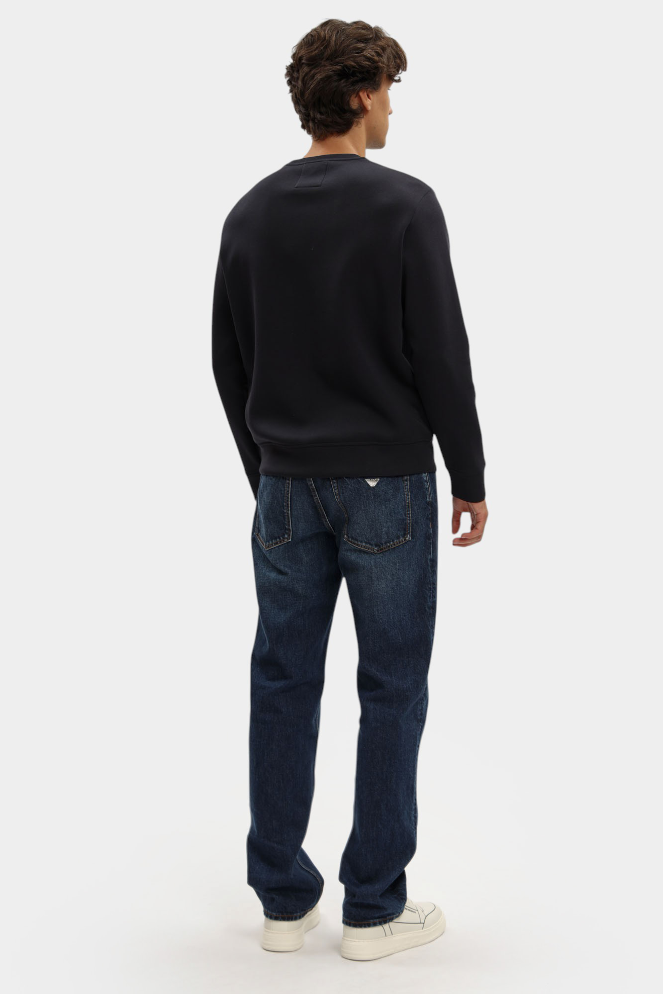 8N1MD1_1JHSZ Свитшот Emporio Armani Голубой