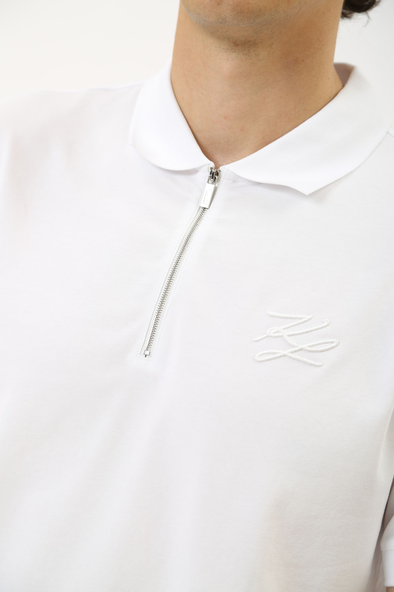 543221_745402 Поло Karl Lagerfeld Белый