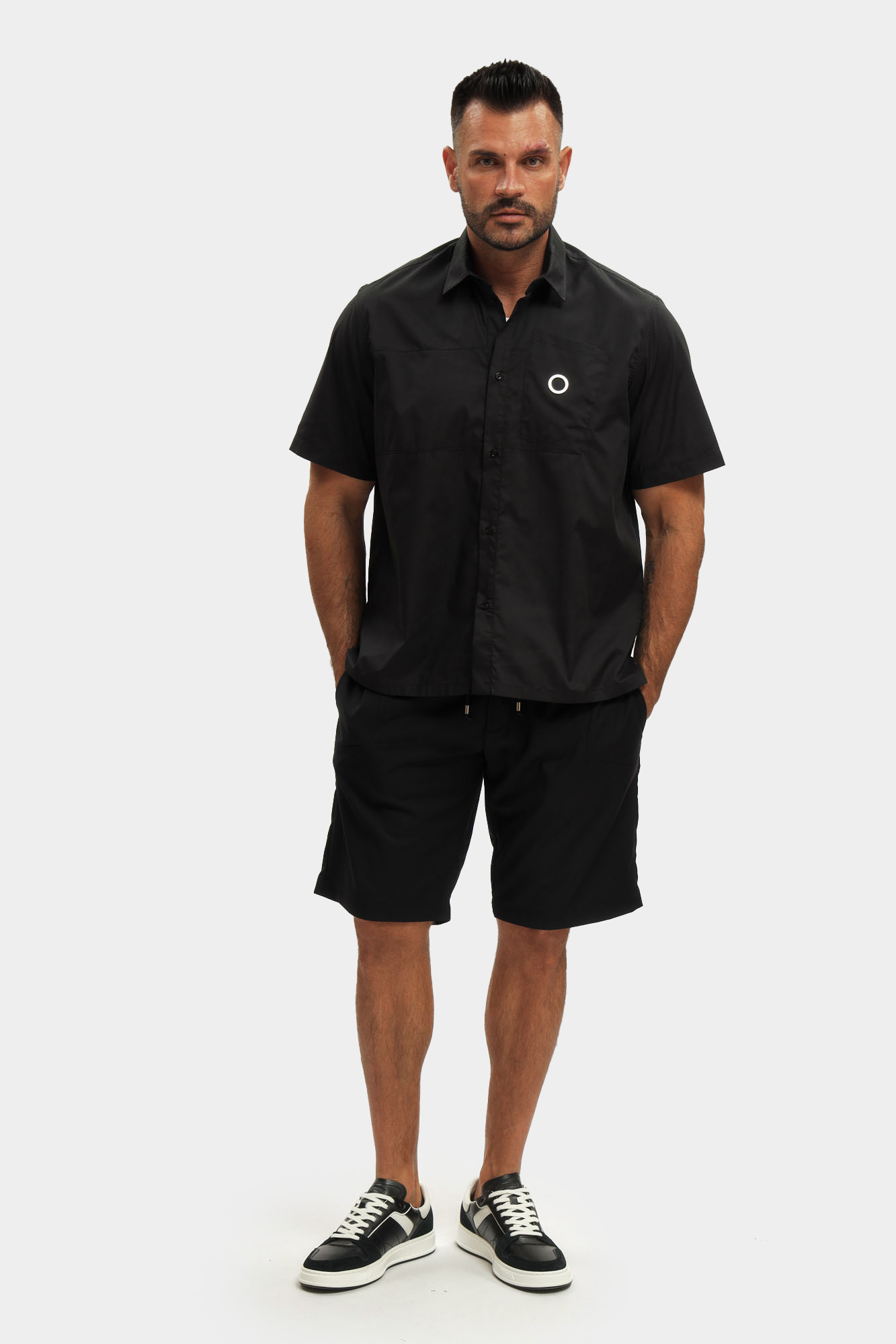 BMP0763 Шорты Bikkembergs Черный