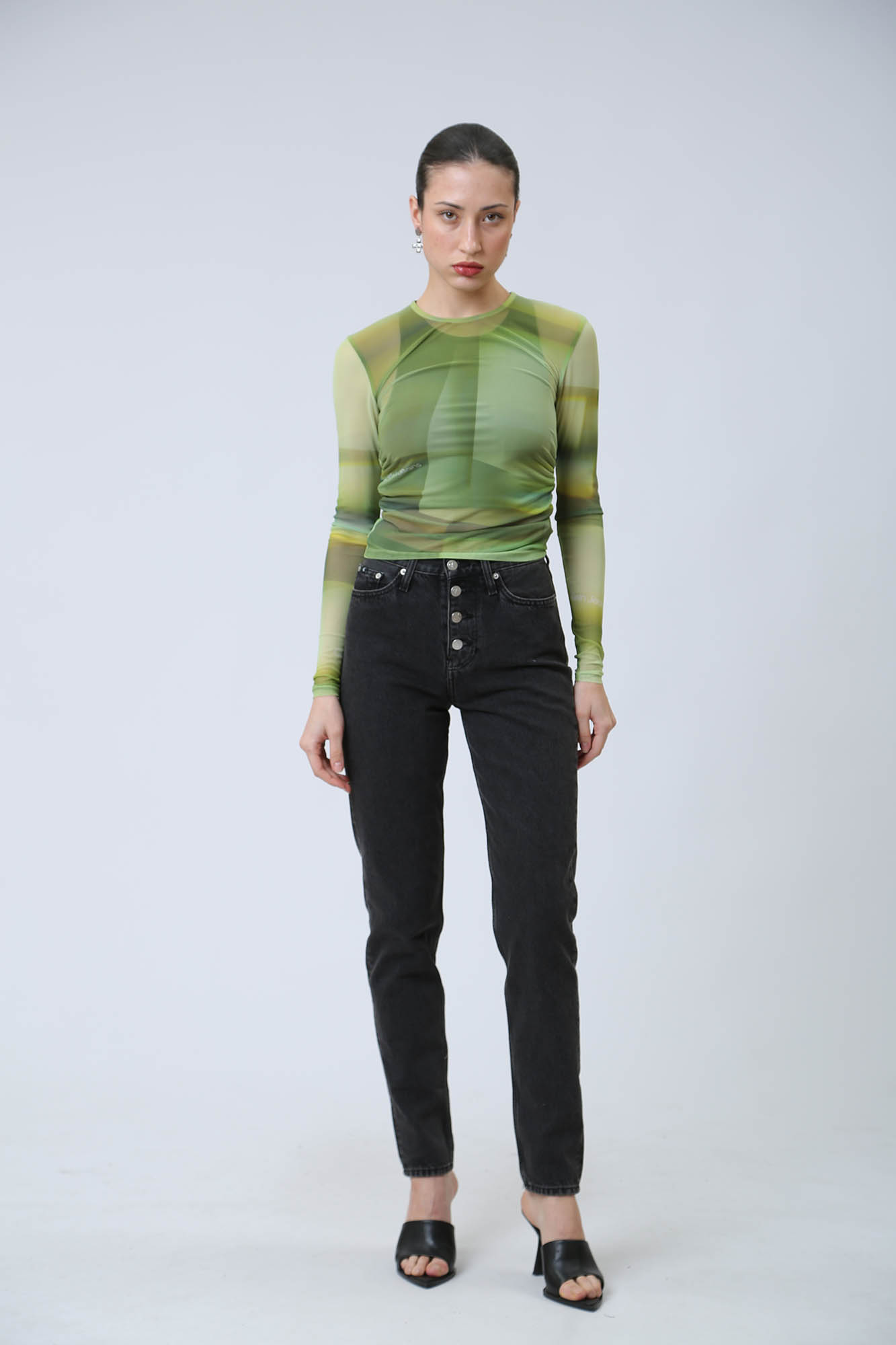 J20J222150 джинсы mom jeans  calvin klein jeans 