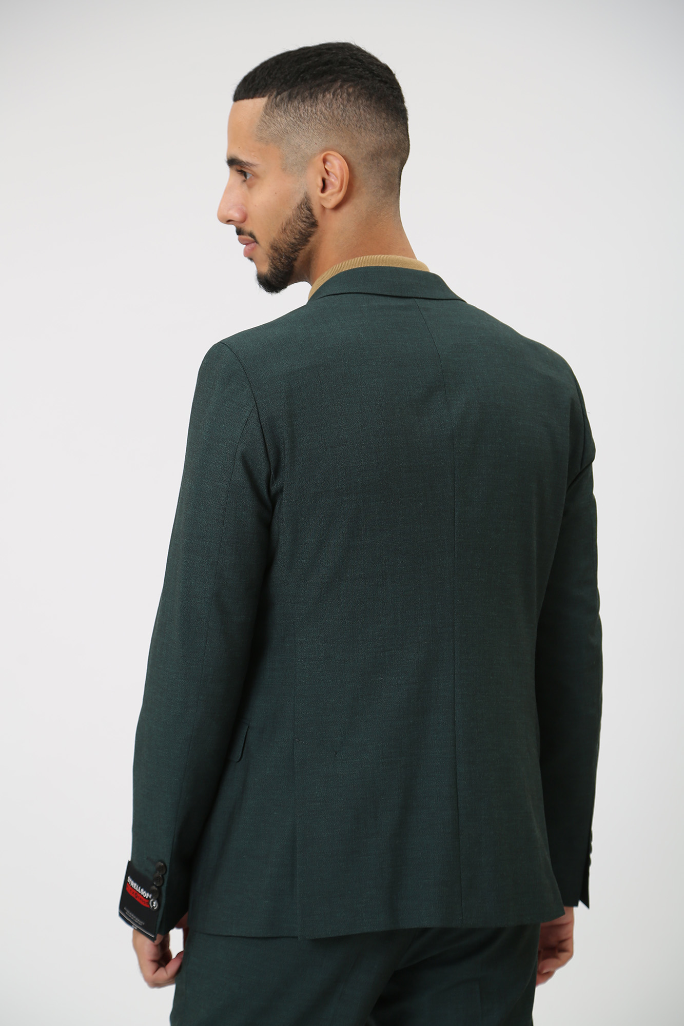 30038549_10016383 Пиджак классический Strellson Зеленый