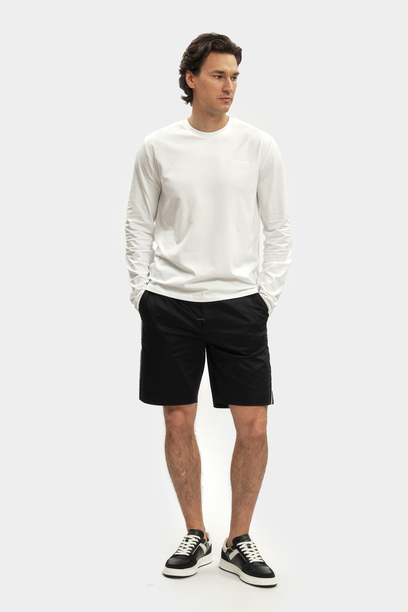 BMT0819ML Лонгслив Bikkembergs Белый