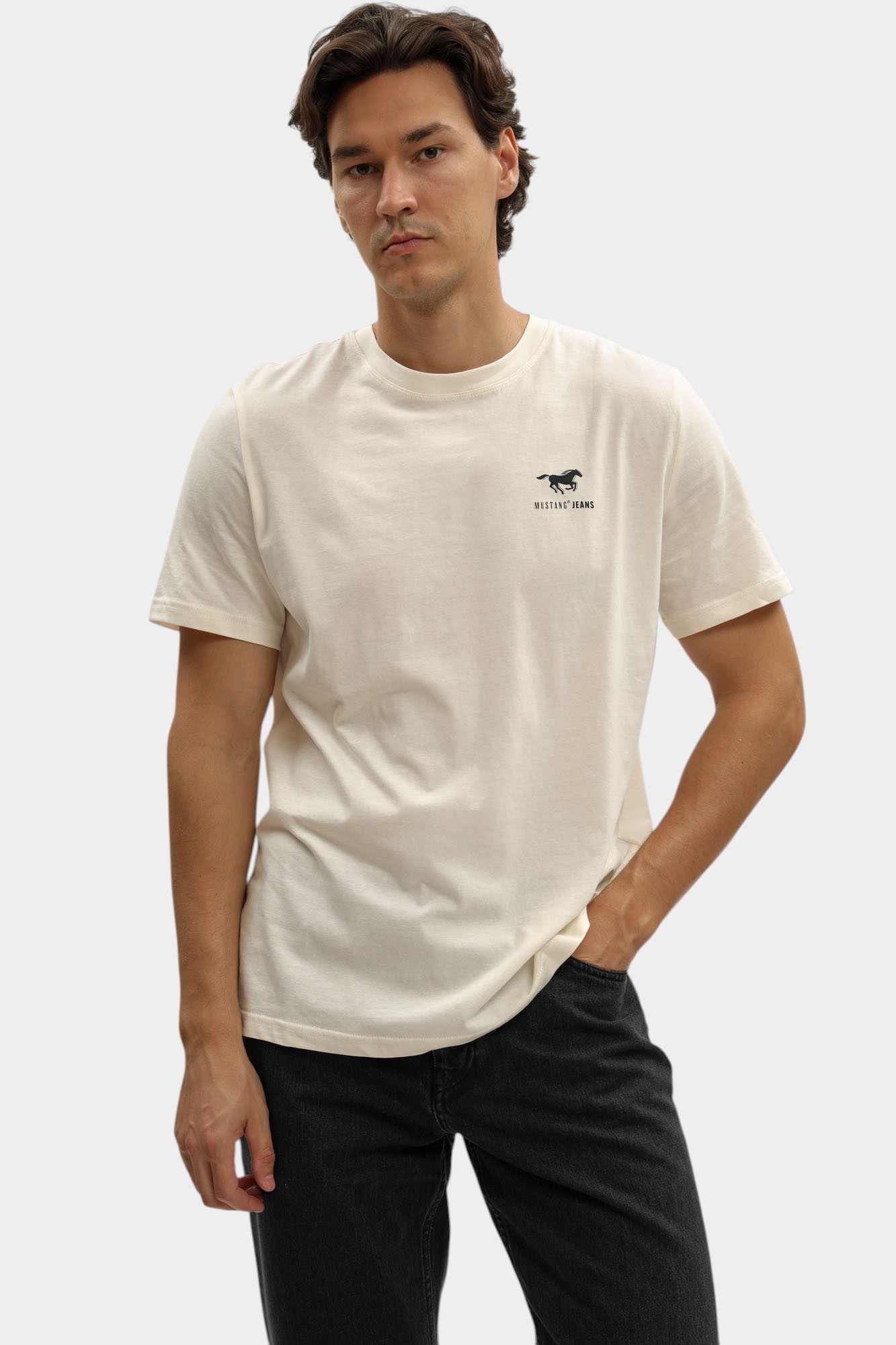 1016866 Футболка Mustang Белый