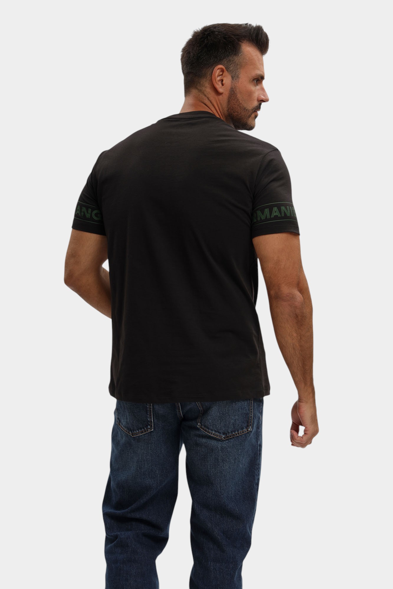 XM001437_AF10356 Футболка Armani Exchange Черный