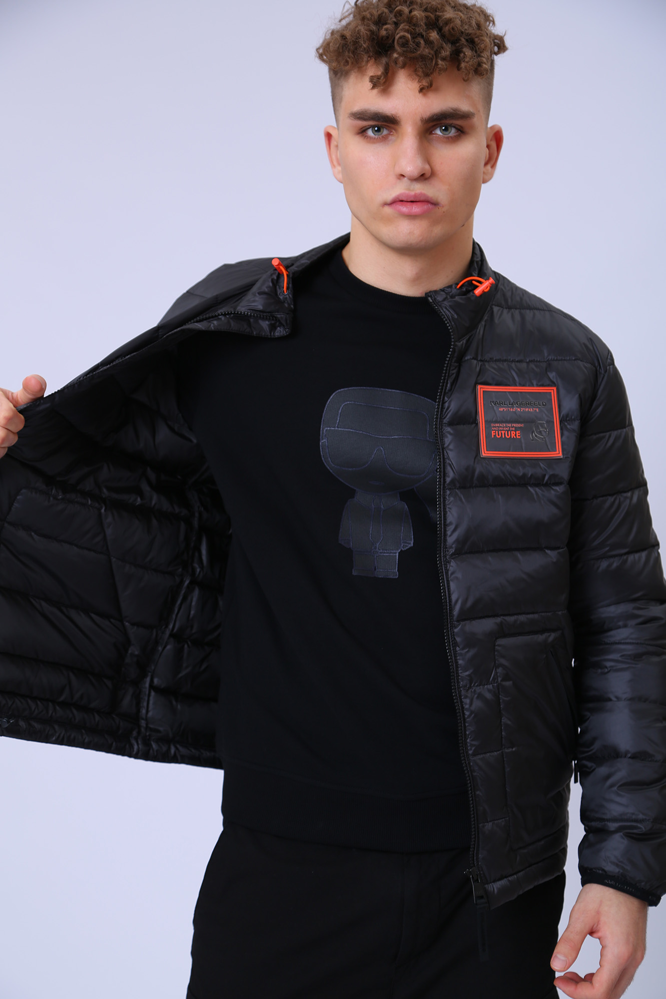 524502_505008 Куртка Karl Lagerfeld Черный