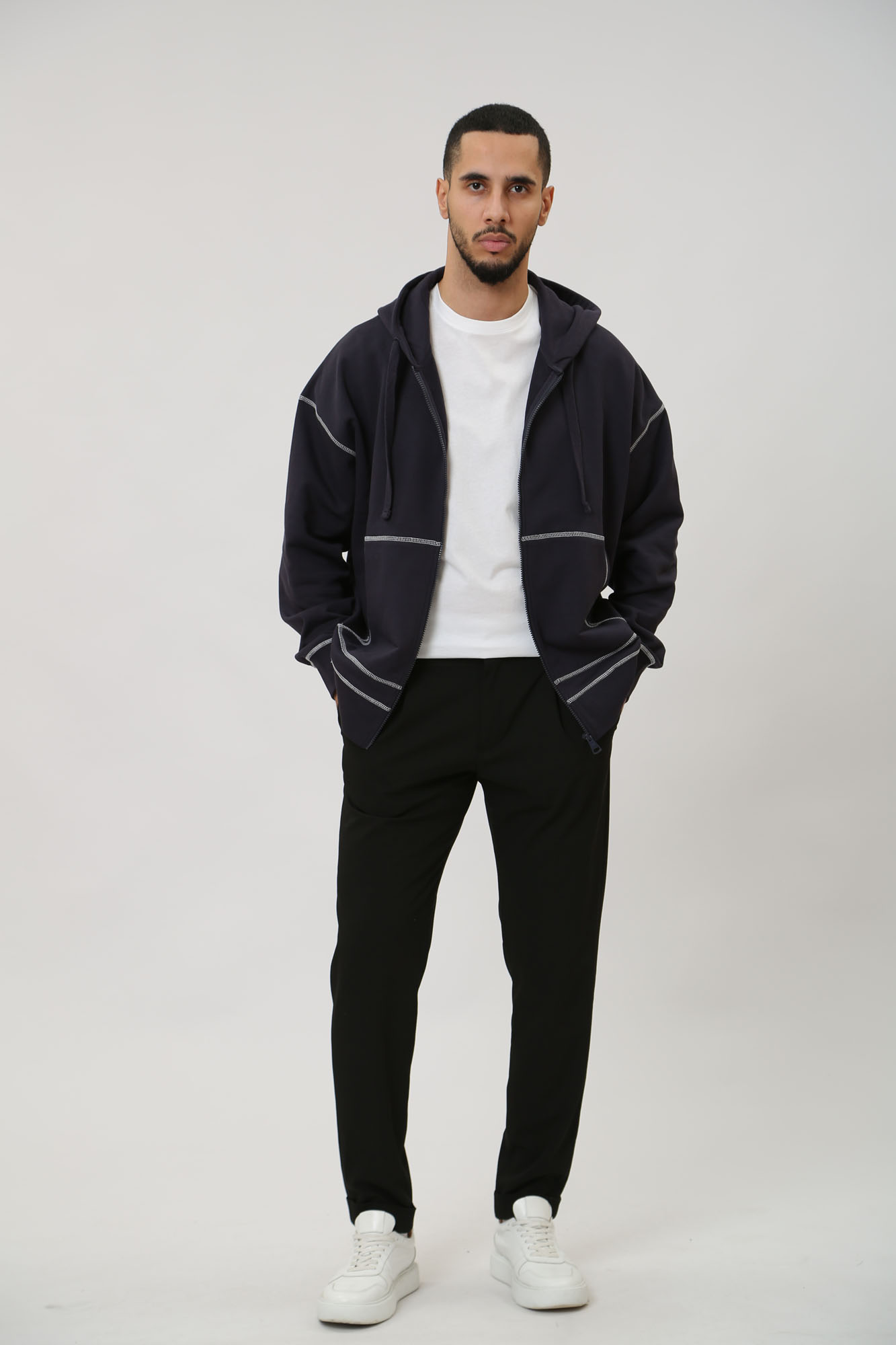 30040139_10016253 Толстовка с капюшоном Strellson Синий