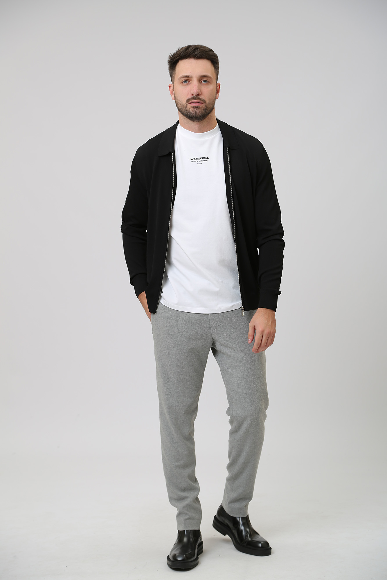 534316_655093 Кардиган Karl Lagerfeld Черный