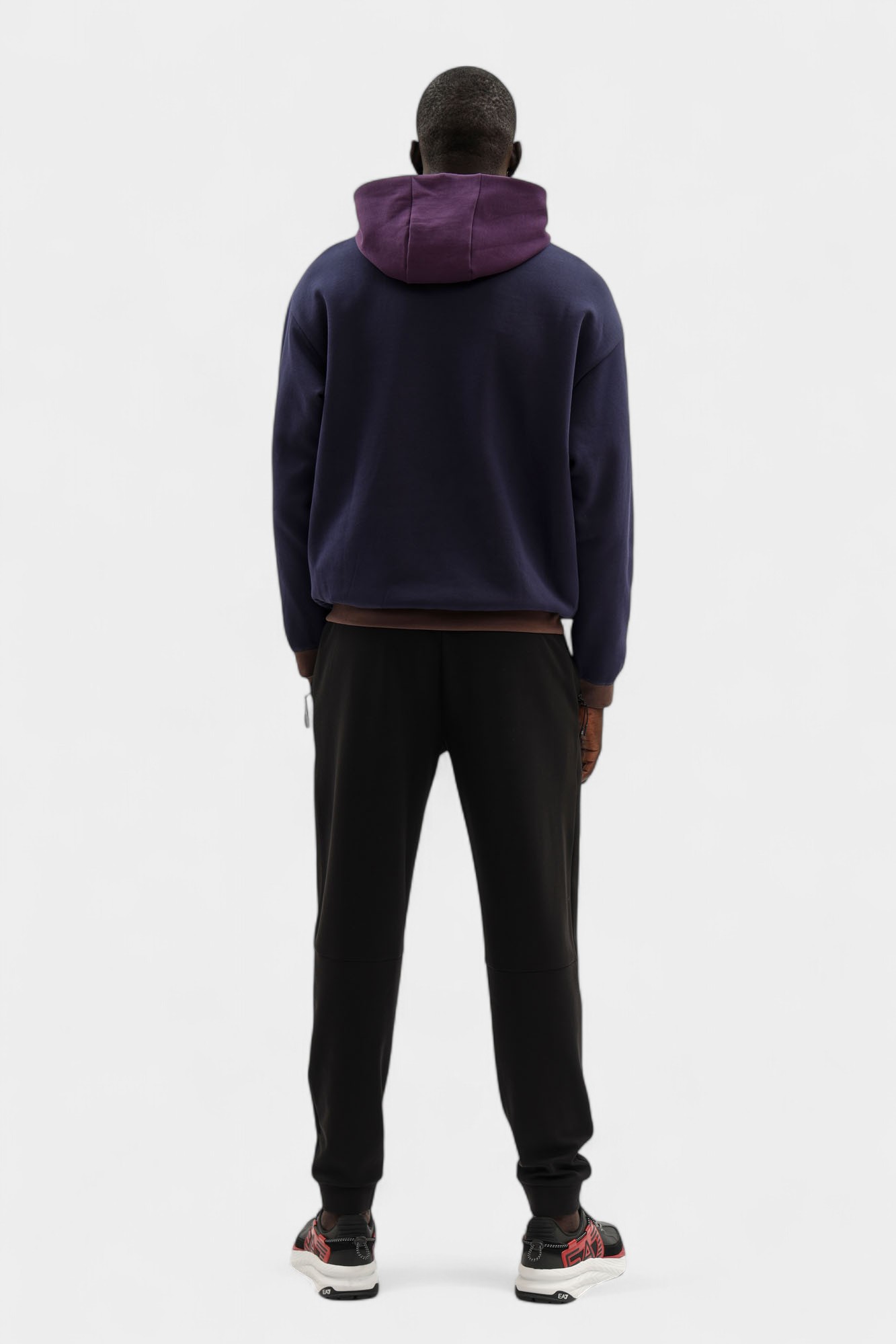 7X000156_AF10377 Худи EA7 Фиолетовый