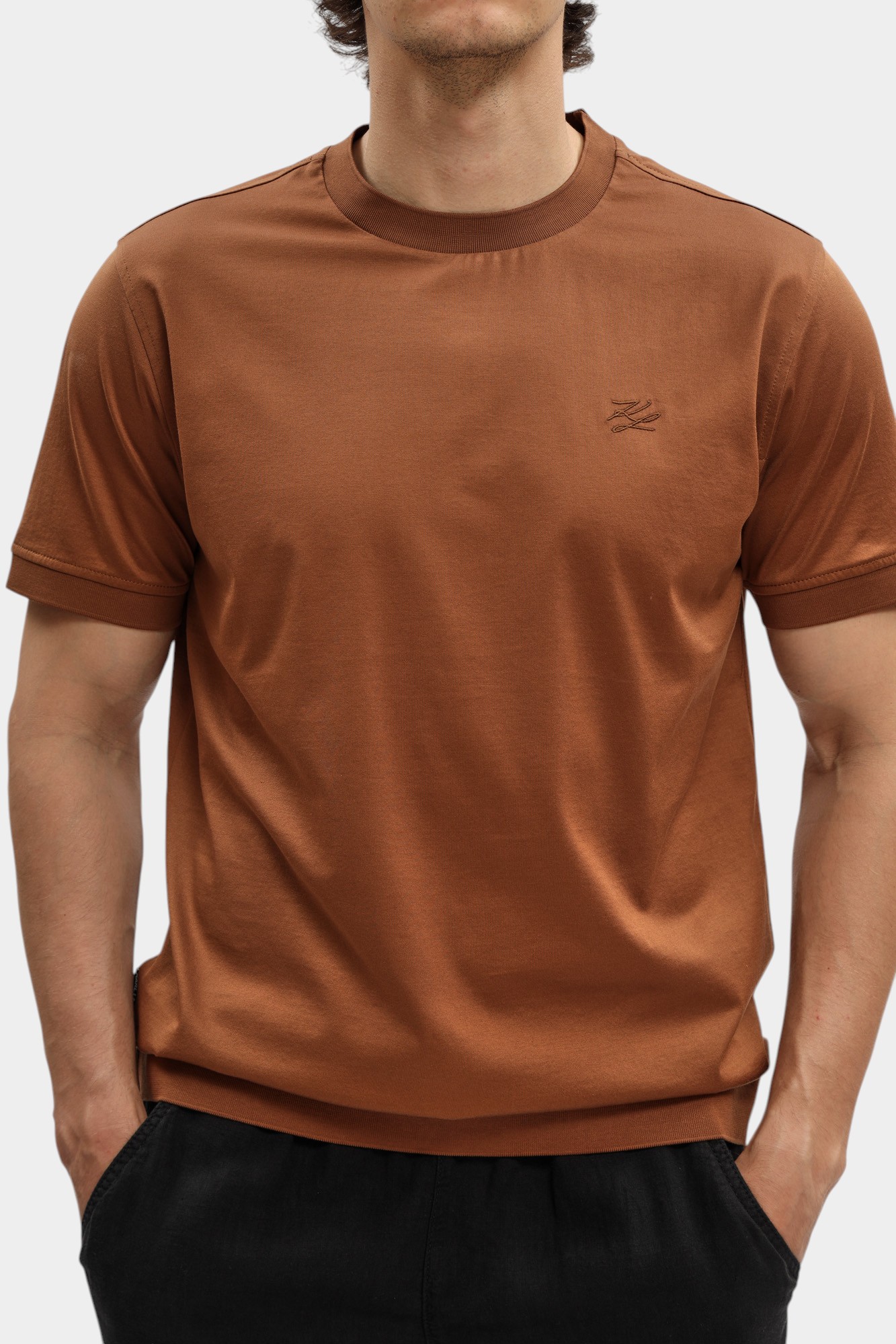553200_755000 Футболка Karl Lagerfeld Коричневый