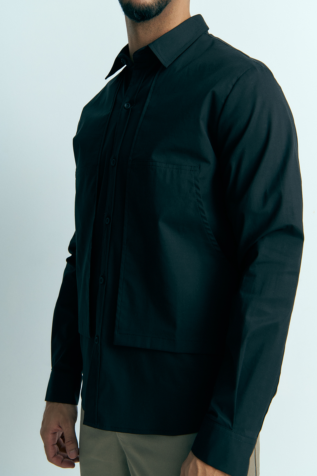 M-232-TH-56-0173 Рубашка с длинным рукавом The Hills Черный