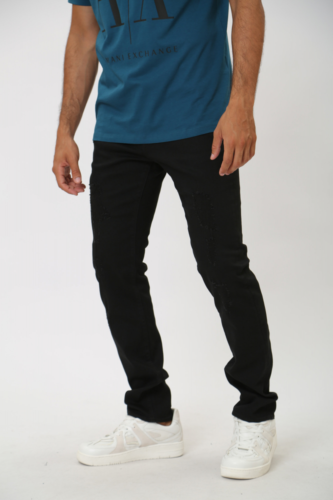 Толстовка Armani Exchange Хлопок Черный