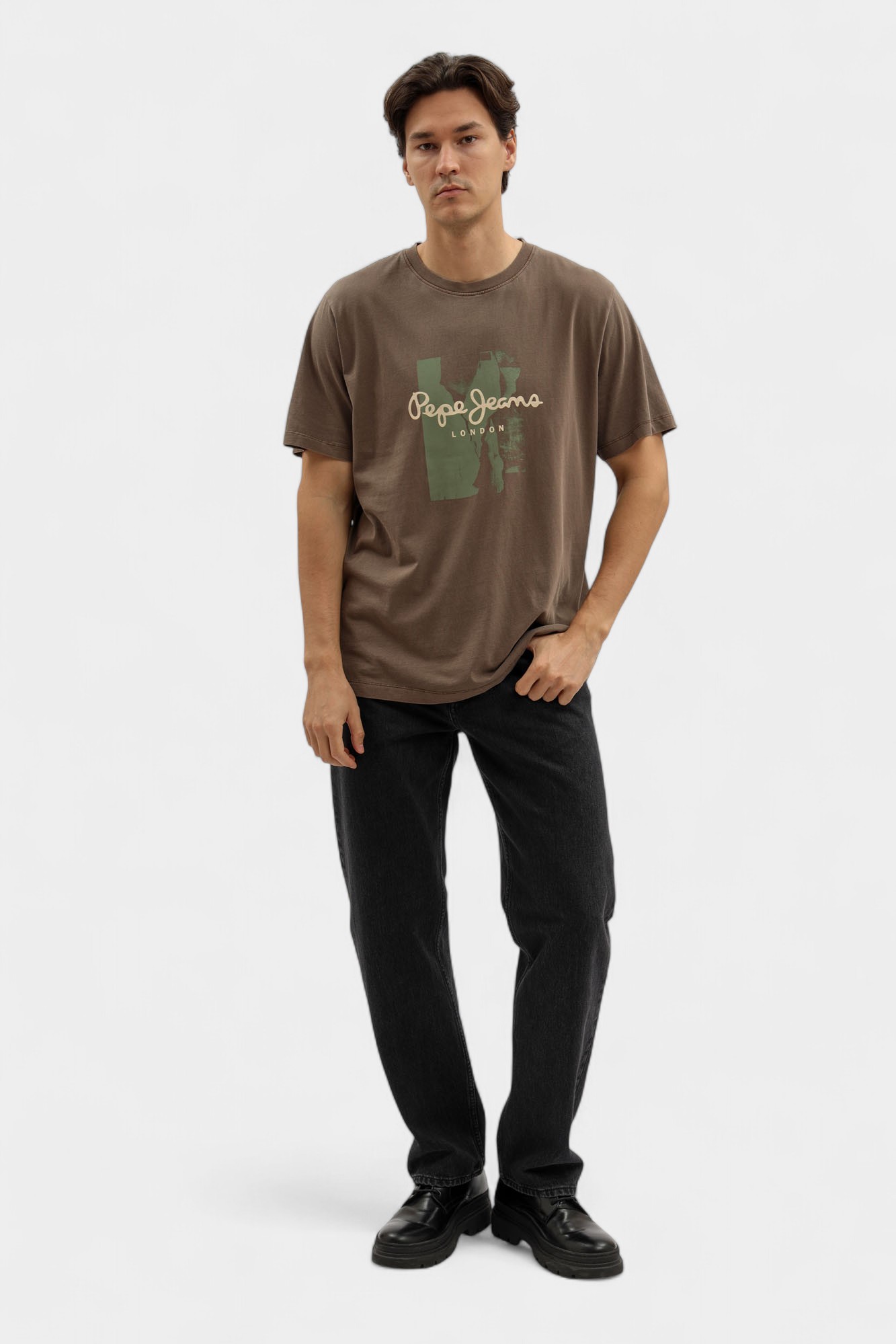 PM5010099 Футболка Pepe Jeans Коричневый