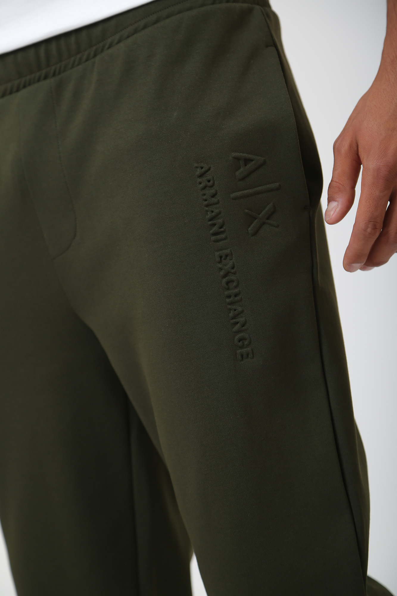 6RZPAA_ZJMAZ Брюки спортивные Armani Exchange Зеленый