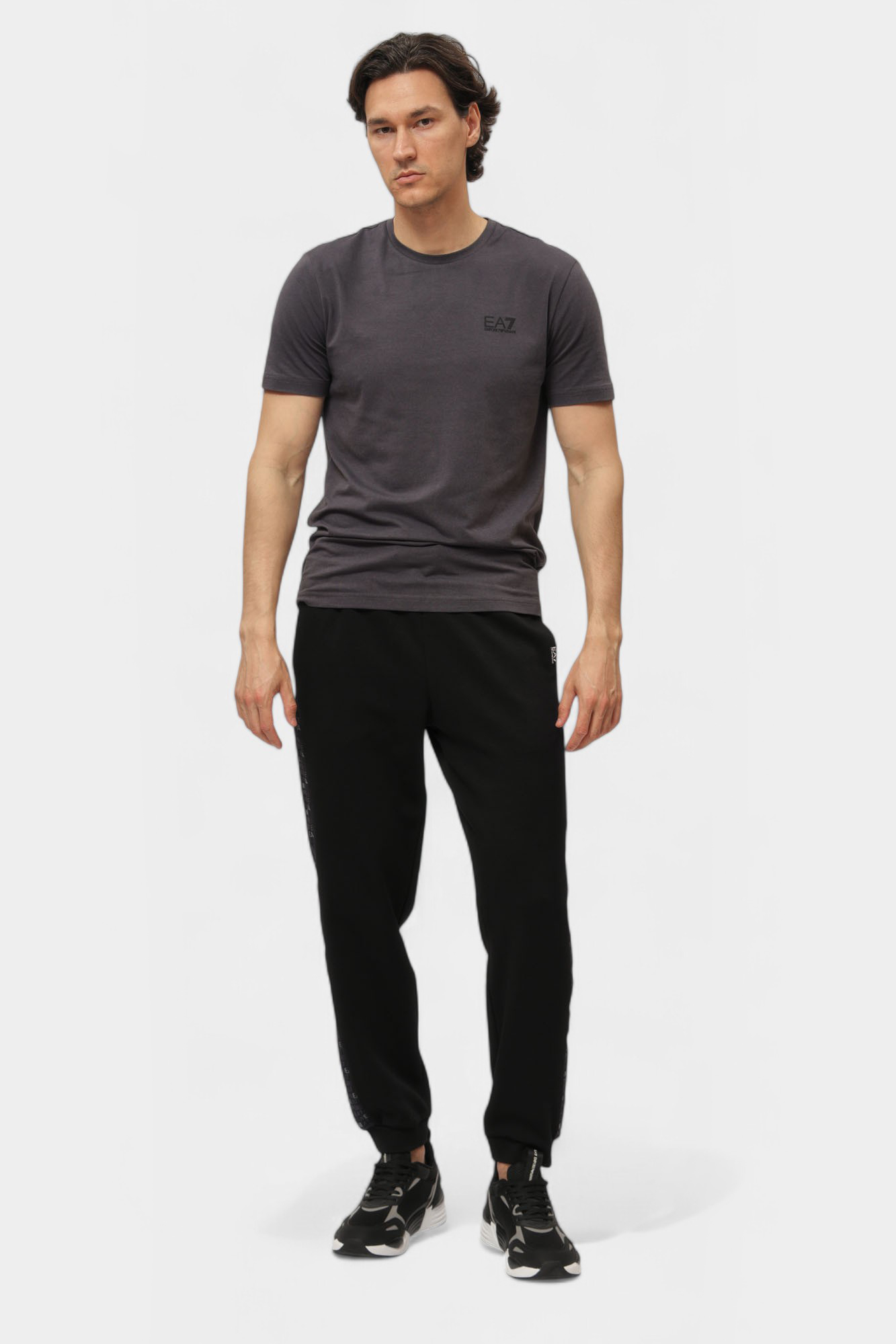 7M000216_AF12660 Брюки спортивные EA7 Черный