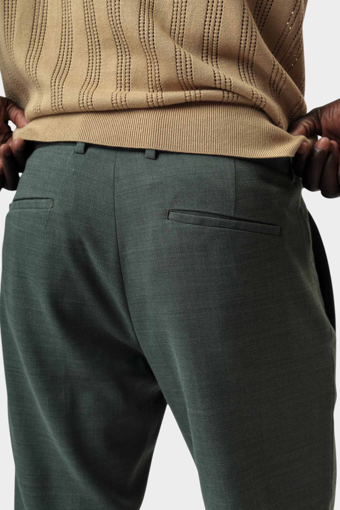 30027155_10008553 Брюки классические Strellson Зеленый