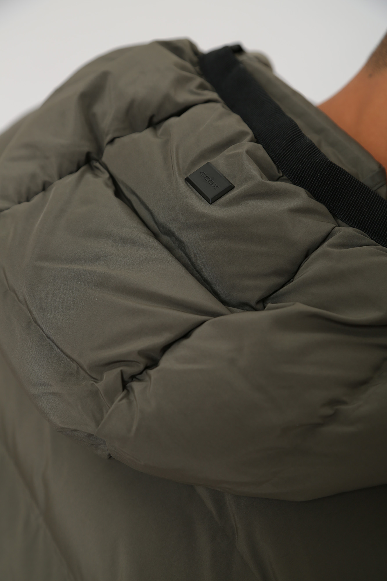 M3628LT2961F3 Пуховик удлиненный Geox Хаки