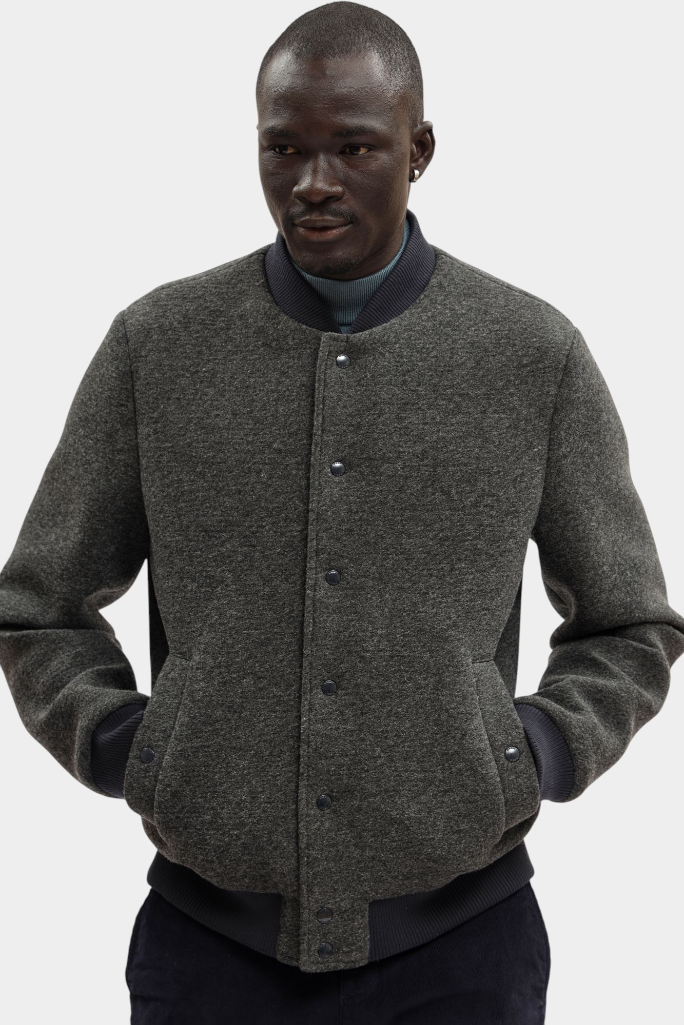 M5615CT3289F Бомбер Geox Серый