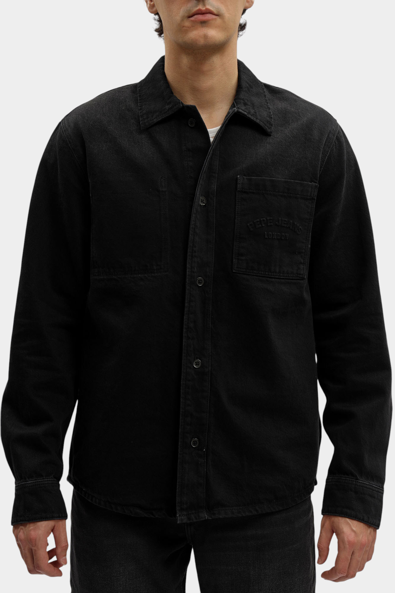 PM309082 Рубашка джинсовая Pepe Jeans Черный
