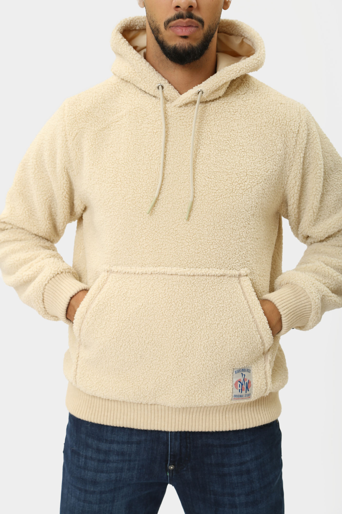 PBMF0237 Худи Bikkembergs Бежевый