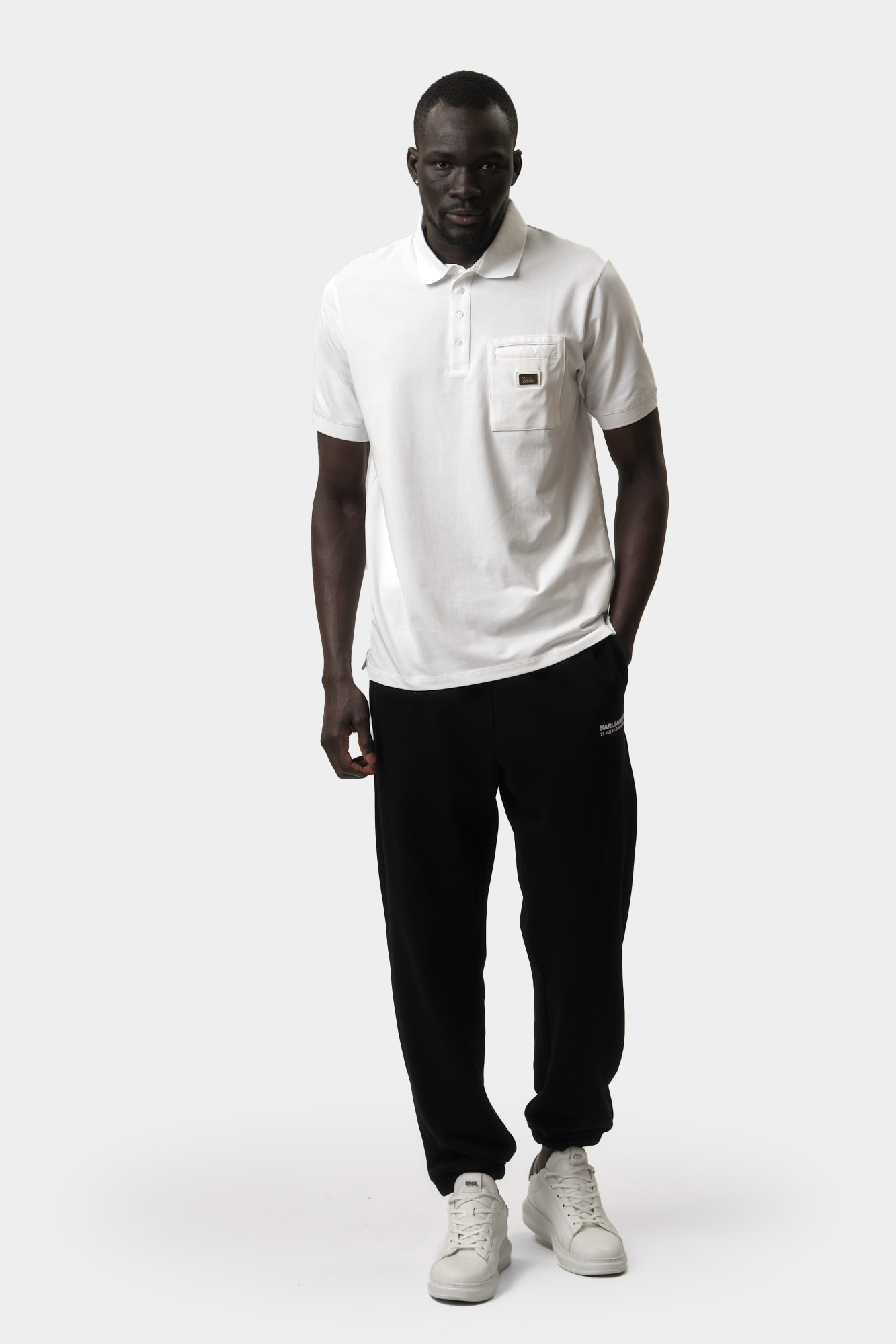 551221_745087 Поло Karl Lagerfeld Белый