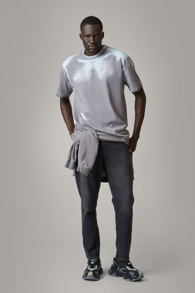 Брюки джинсовые Van Mich Хлопок Синий