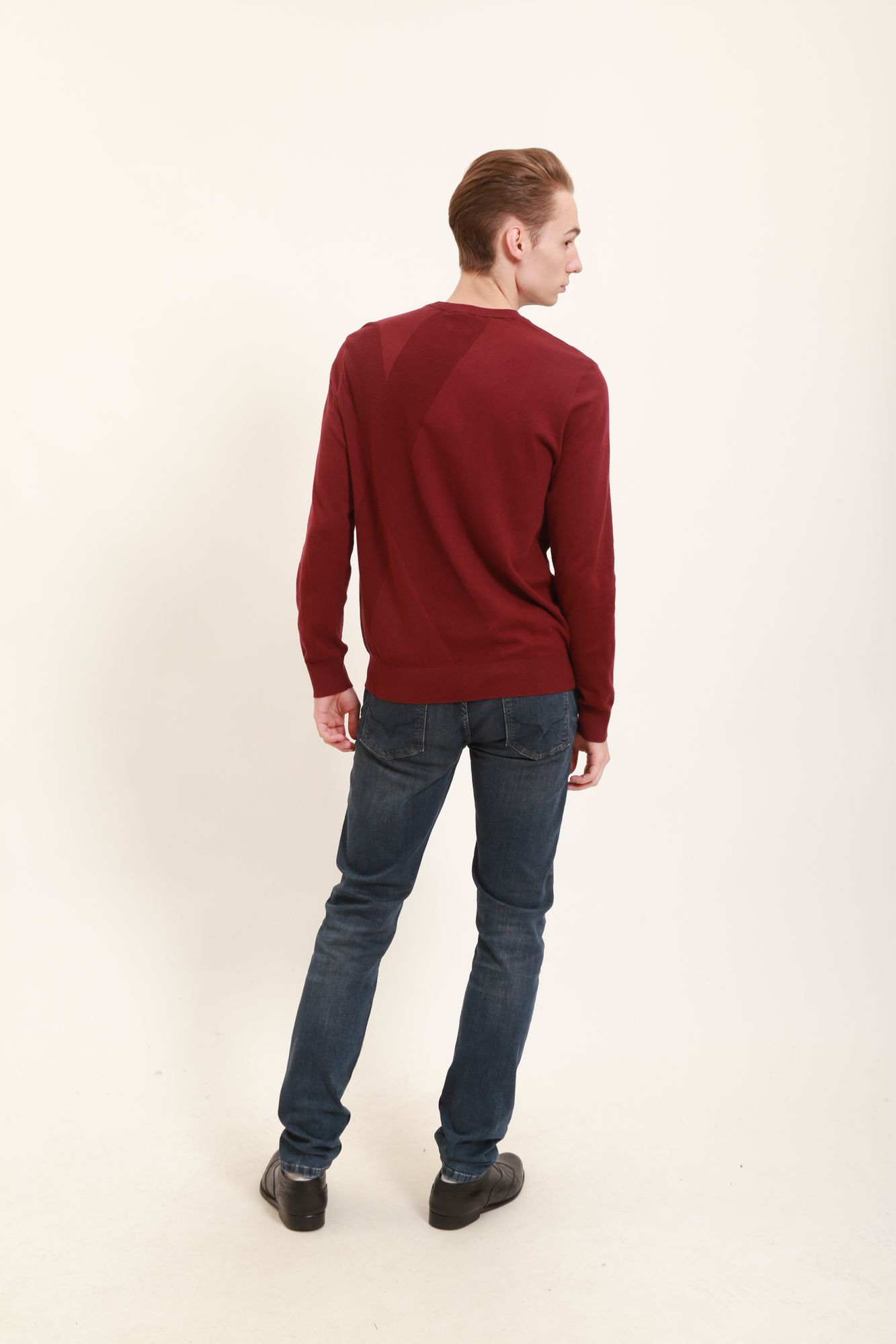 6KZM1A_ZML5Z Джемпер Armani Exchange Бордовый