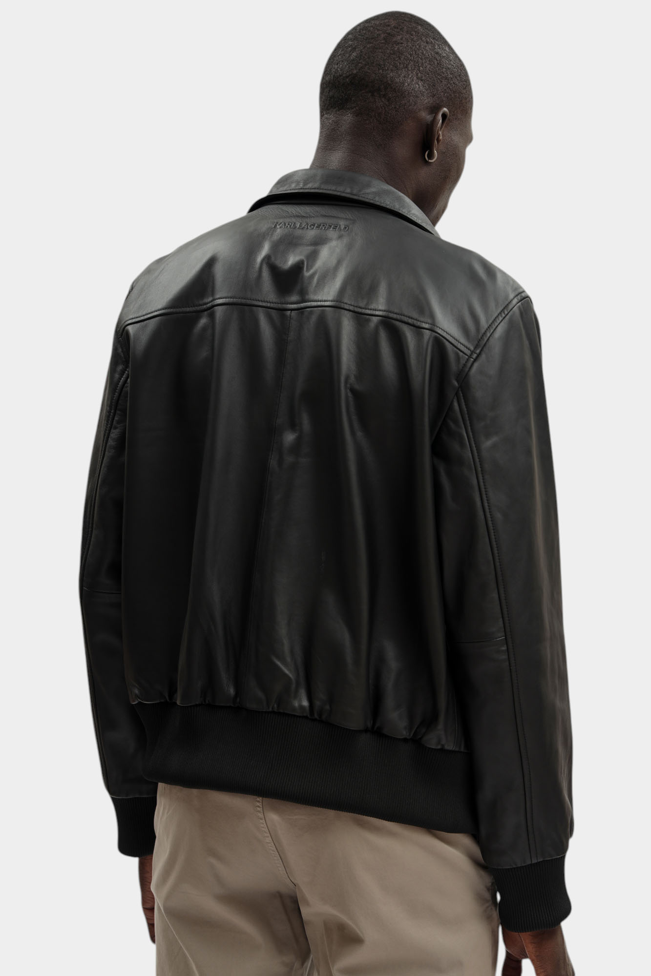 Куртка кожаная Karl Lagerfeld Черный