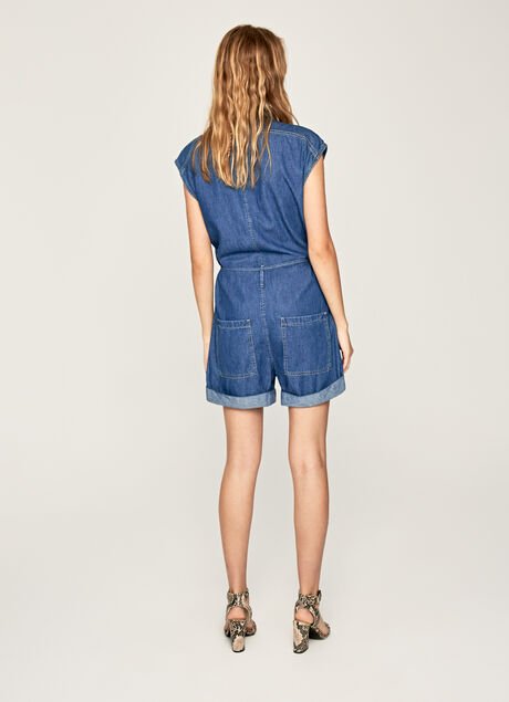 PL230309 полукомбинезон джинсовый pepe jeans 