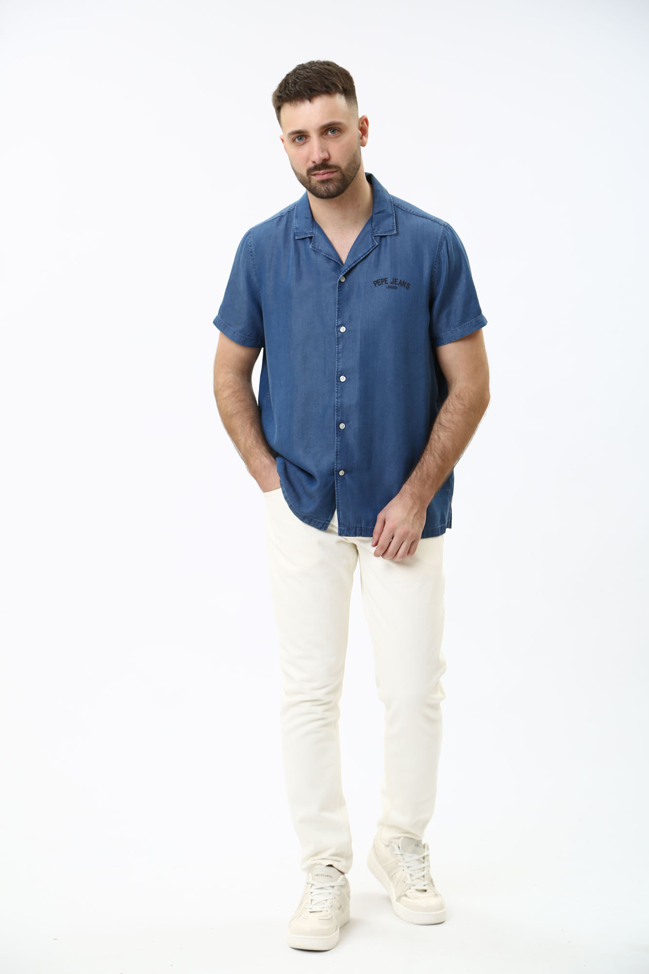 PM308493 Рубашка Pepe Jeans Синий