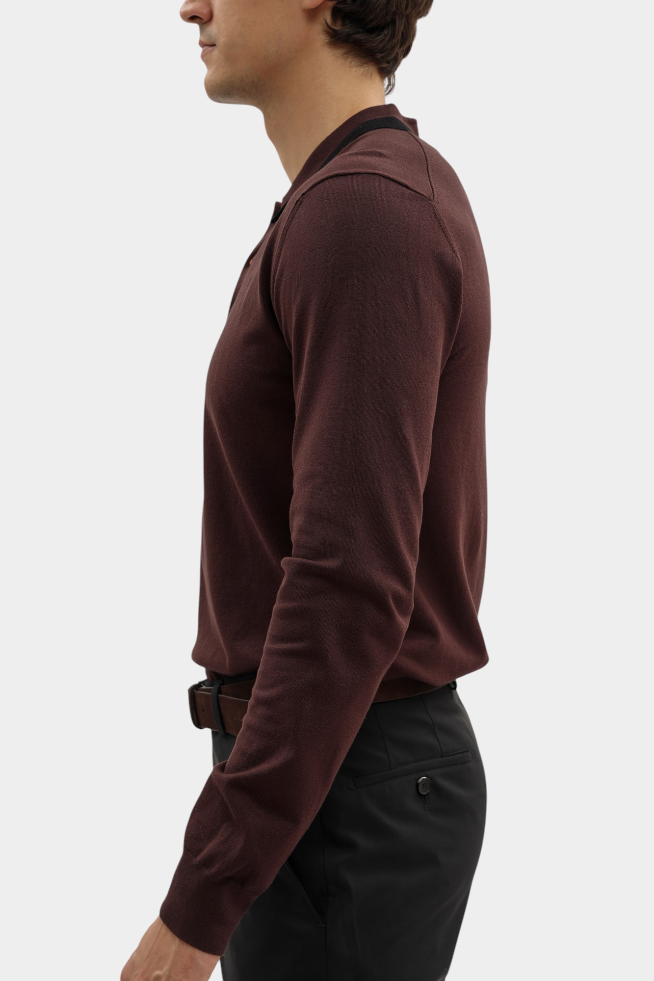 M0198000021N-MK604K01-48SM Поло с длинным рукавом Trussardi Коричневый