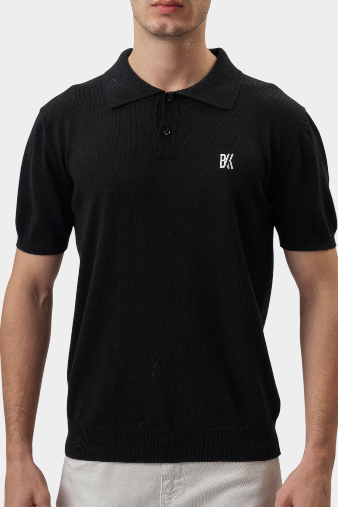BMM0800 Поло трикотажное Bikkembergs Черный