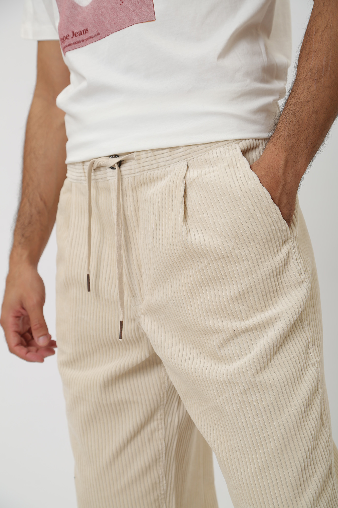 PM211606 Брюки вельветовые Pepe Jeans Бежевый